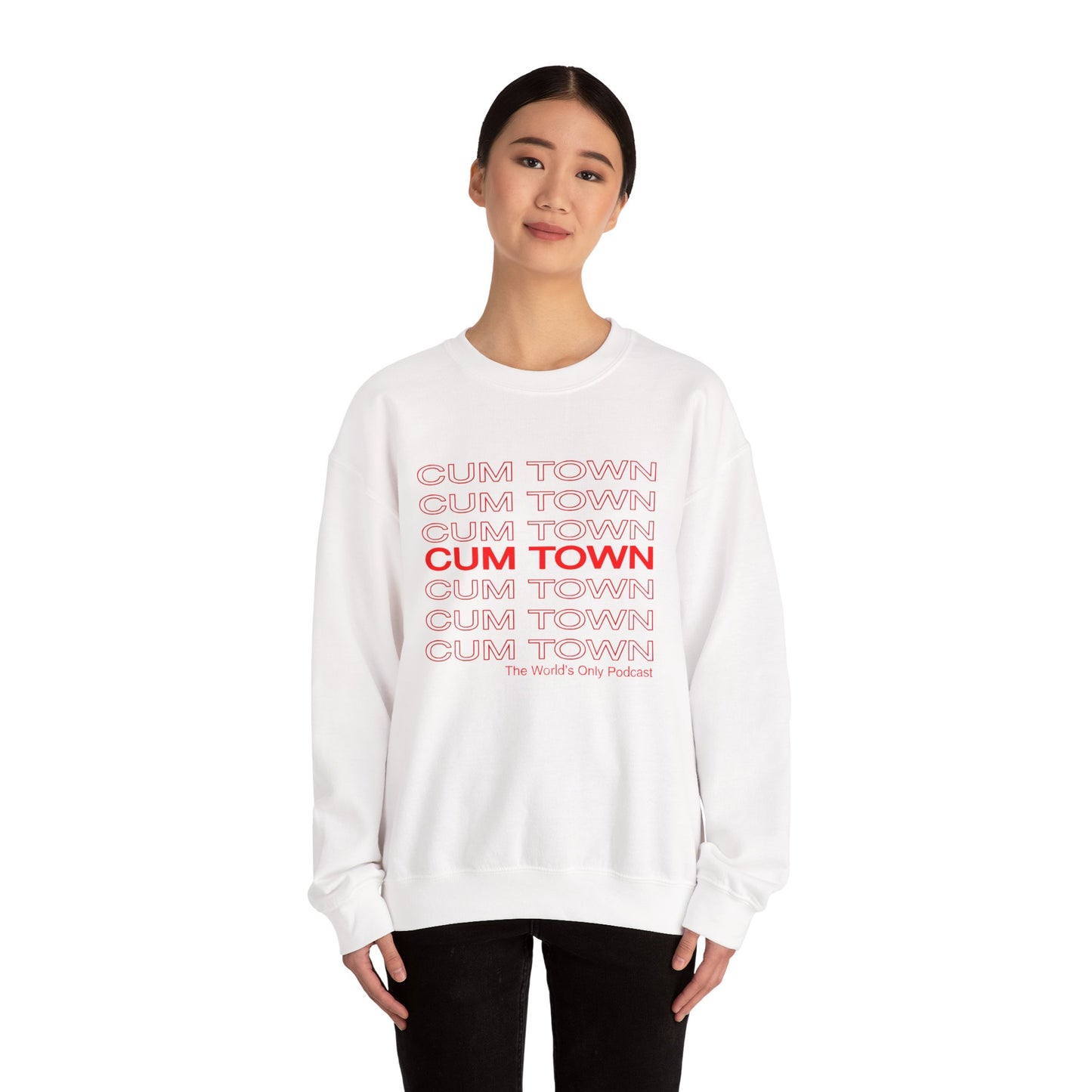 Chinese Take Out Cum Town Sweatshirt