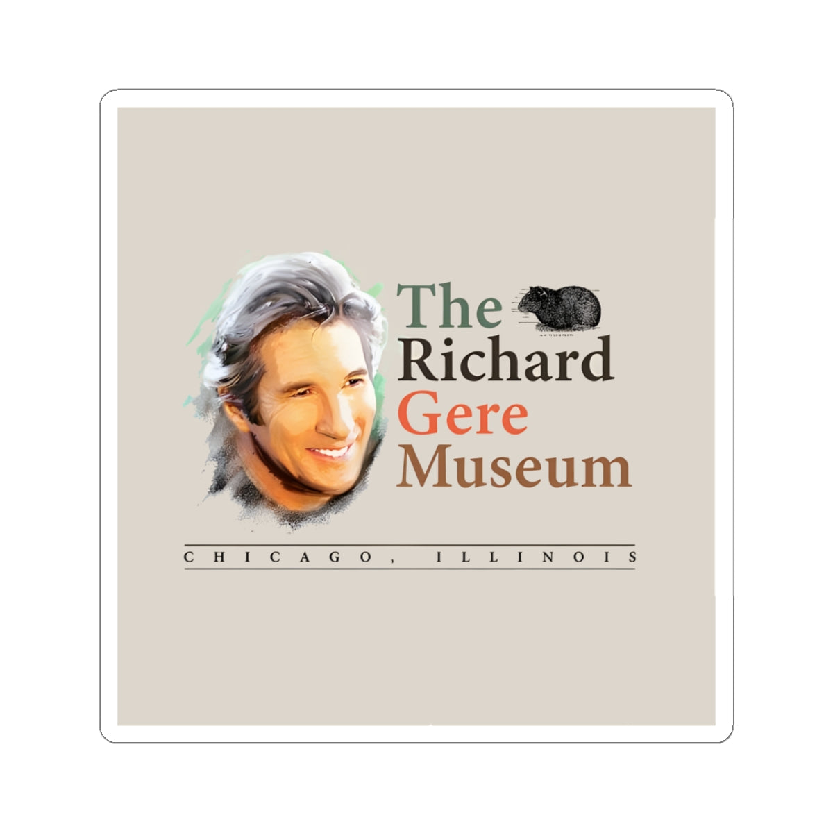 The Richard Gere Museum Sticker