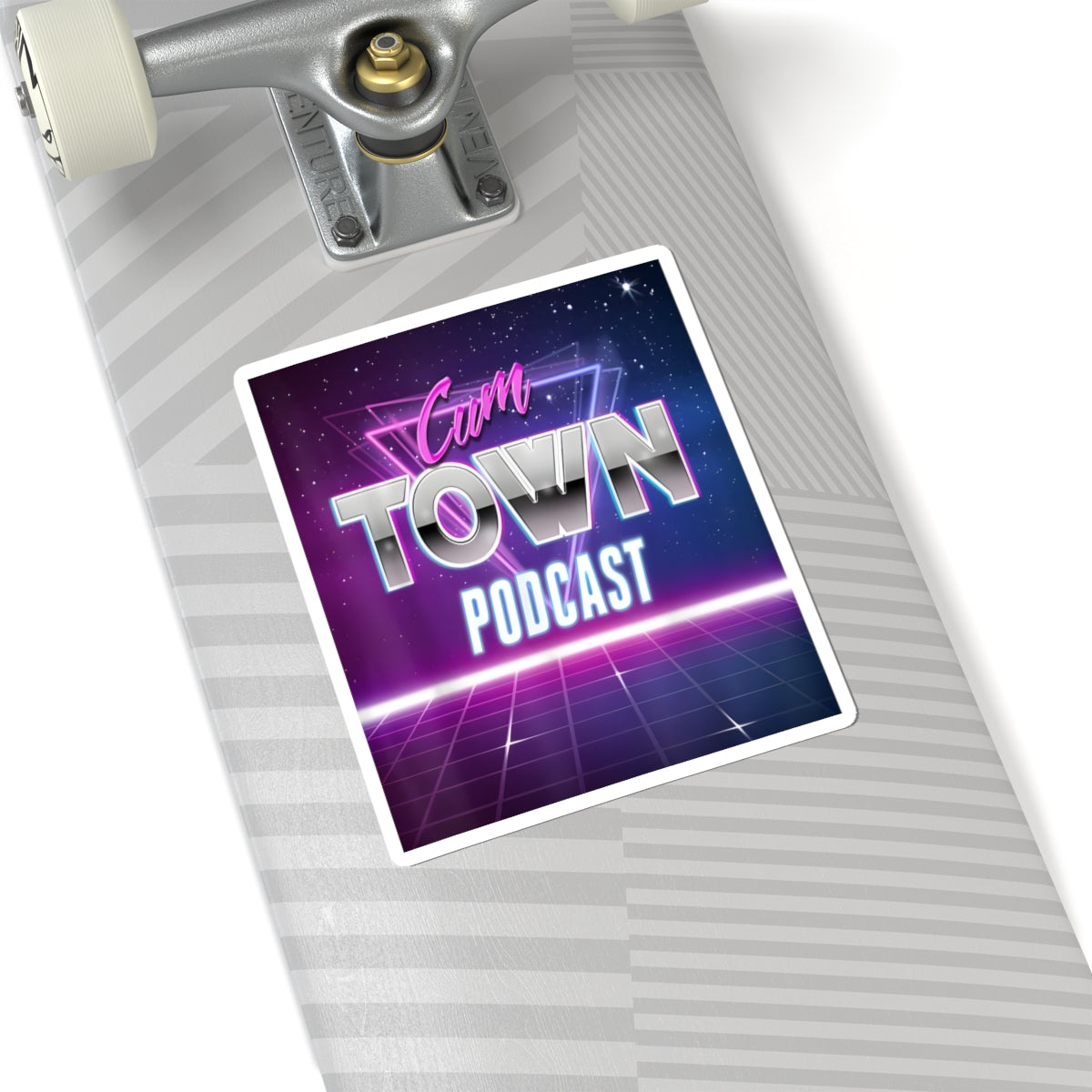 Retro Cum Town Sticker