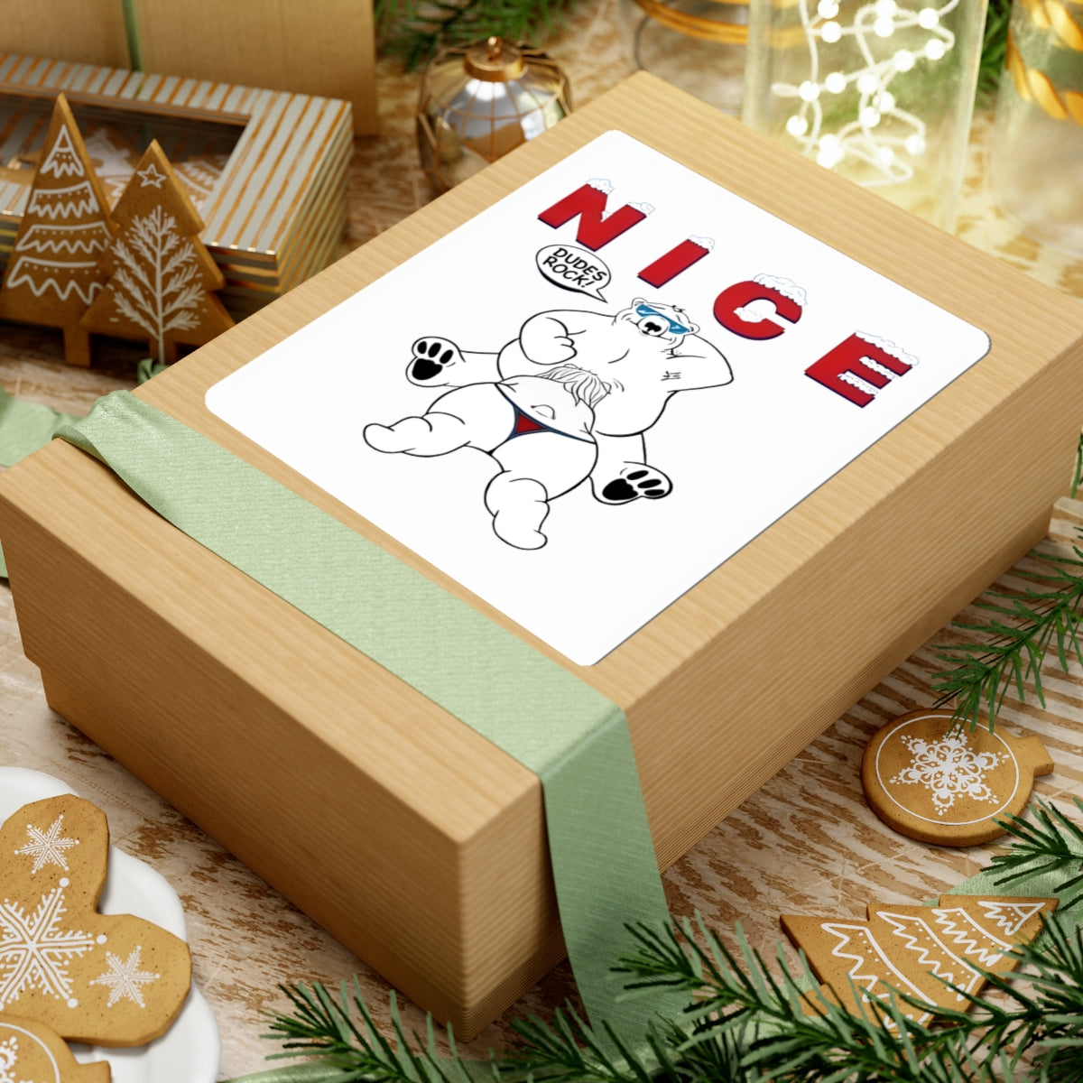 Nice - Dudes Rock Sticker