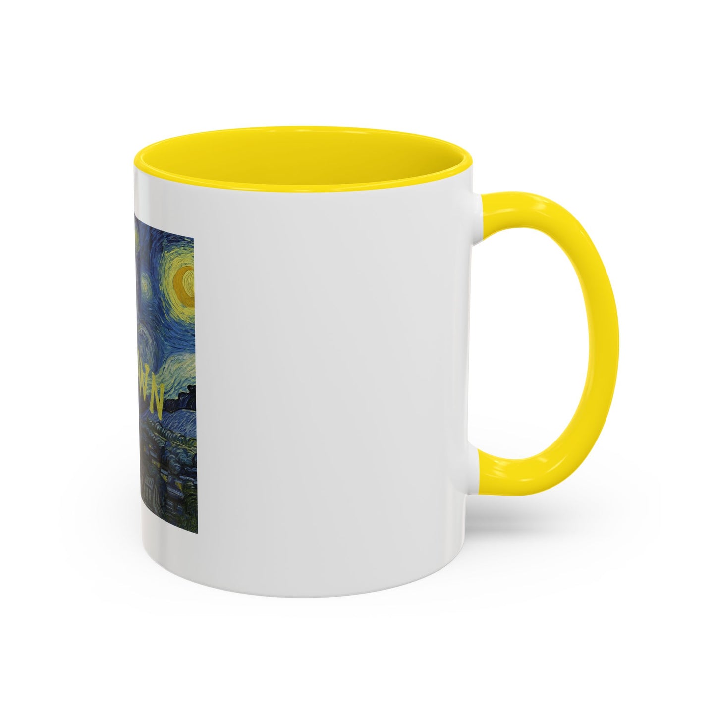 Starry Night "Cum Town" Accent Coffee Mug — Funny Podcast Fan Gift