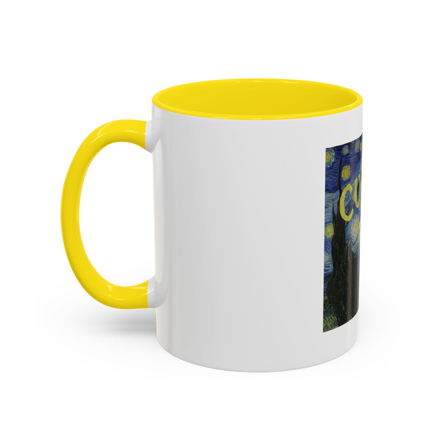 Starry Night "Cum Town" Accent Coffee Mug — Funny Podcast Fan Gift