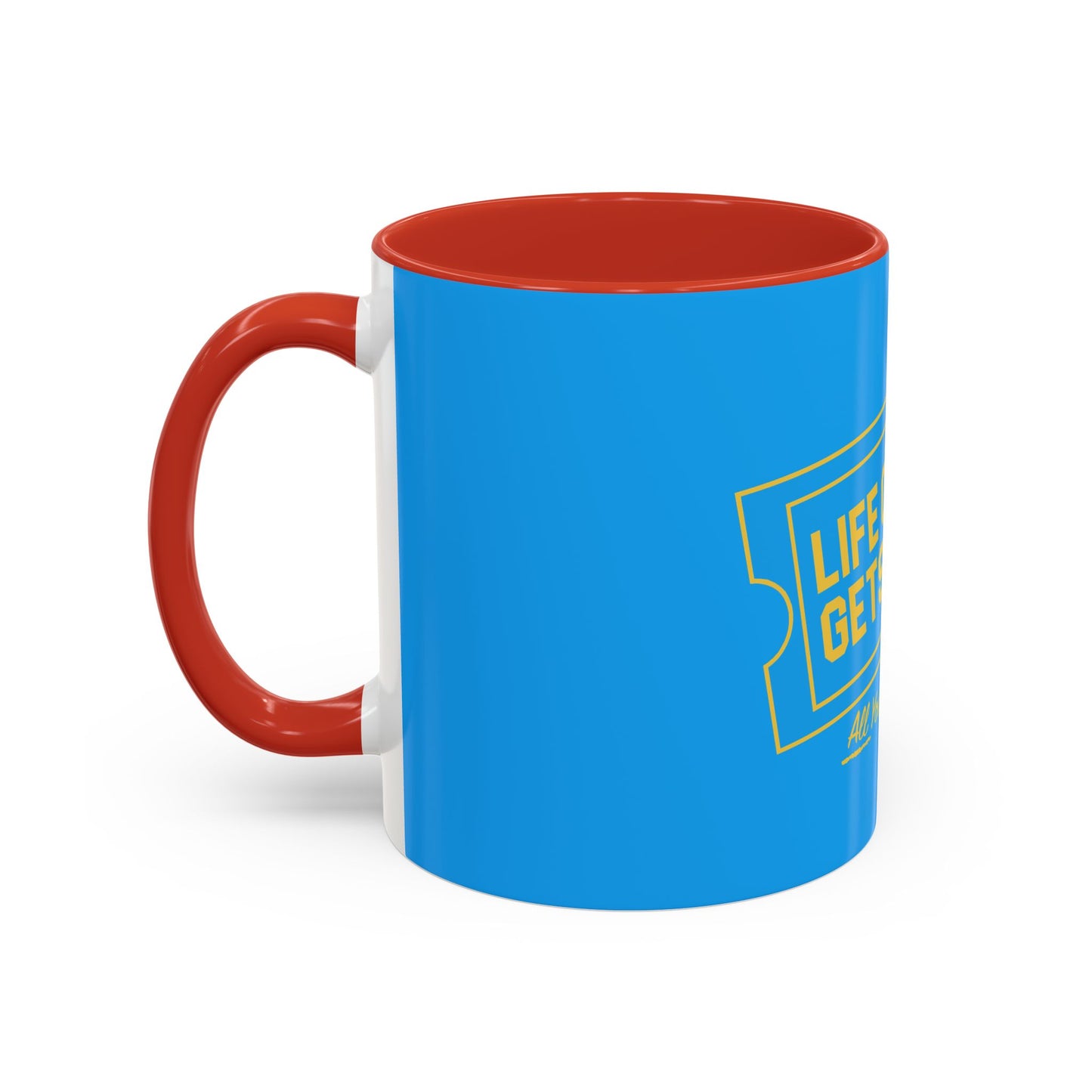 Coffee Mug - "Life Only Gets Worse" Funny Dark Humor Ceramic Accent Mug