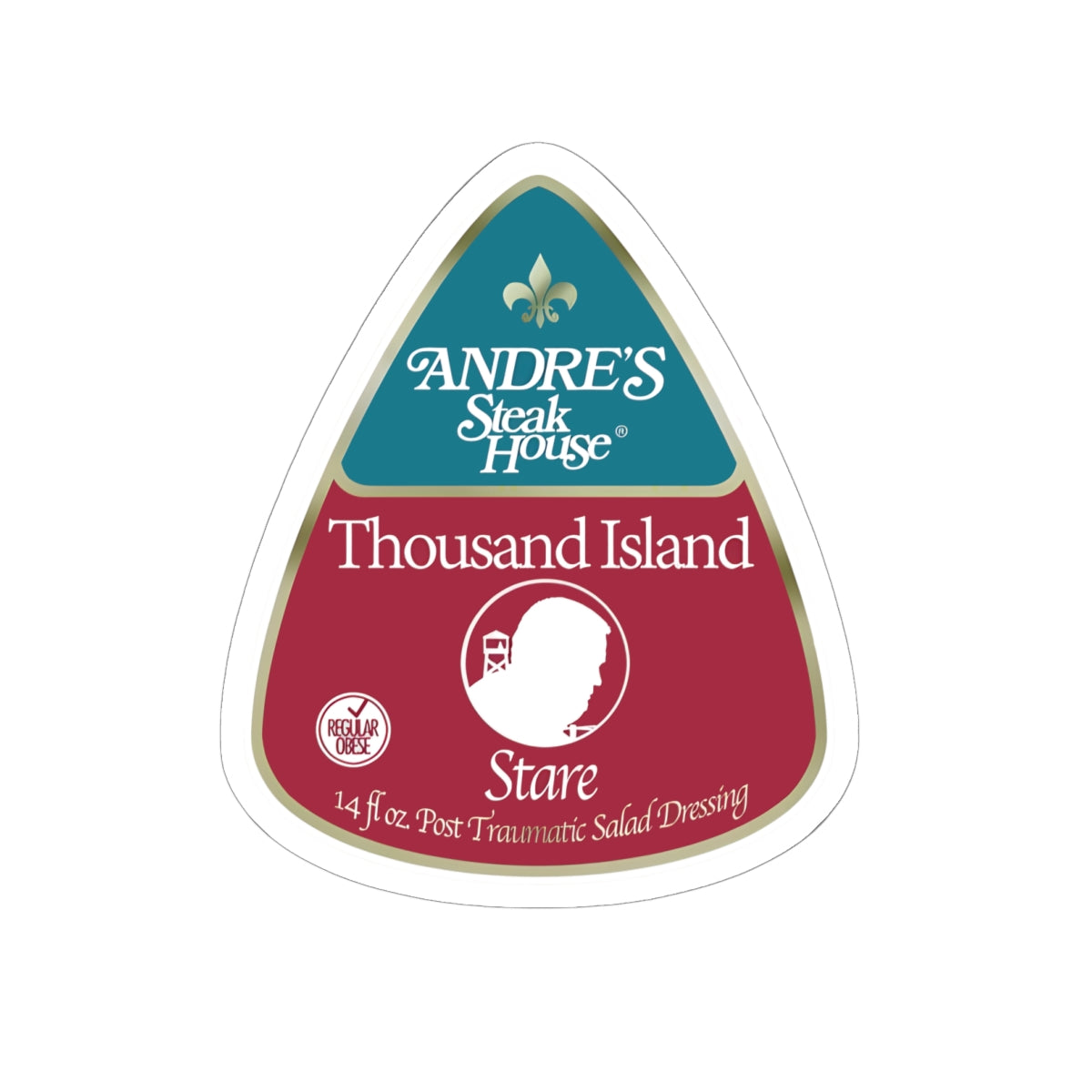 Thousand Island Stare Sticker