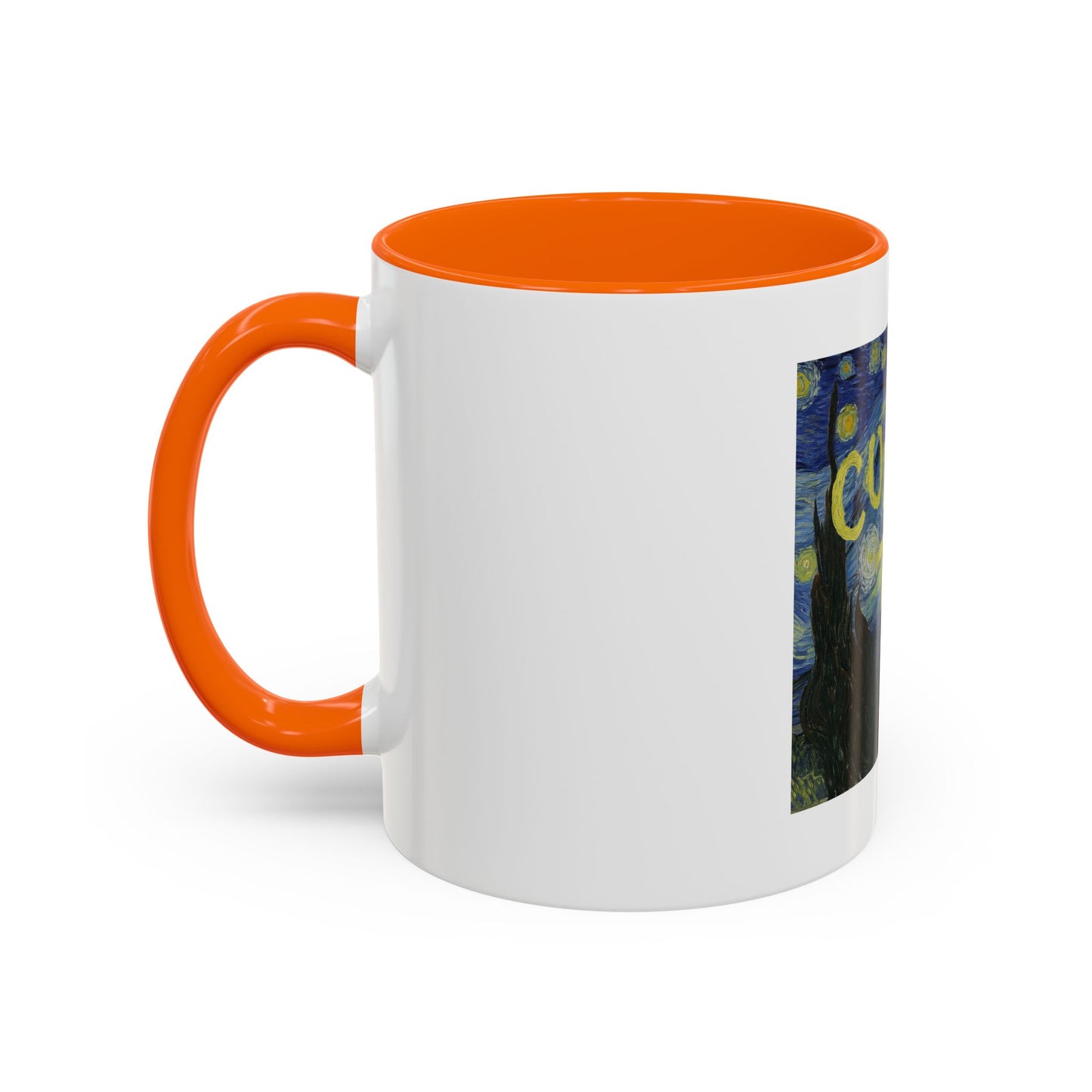 Starry Night "Cum Town" Accent Coffee Mug — Funny Podcast Fan Gift