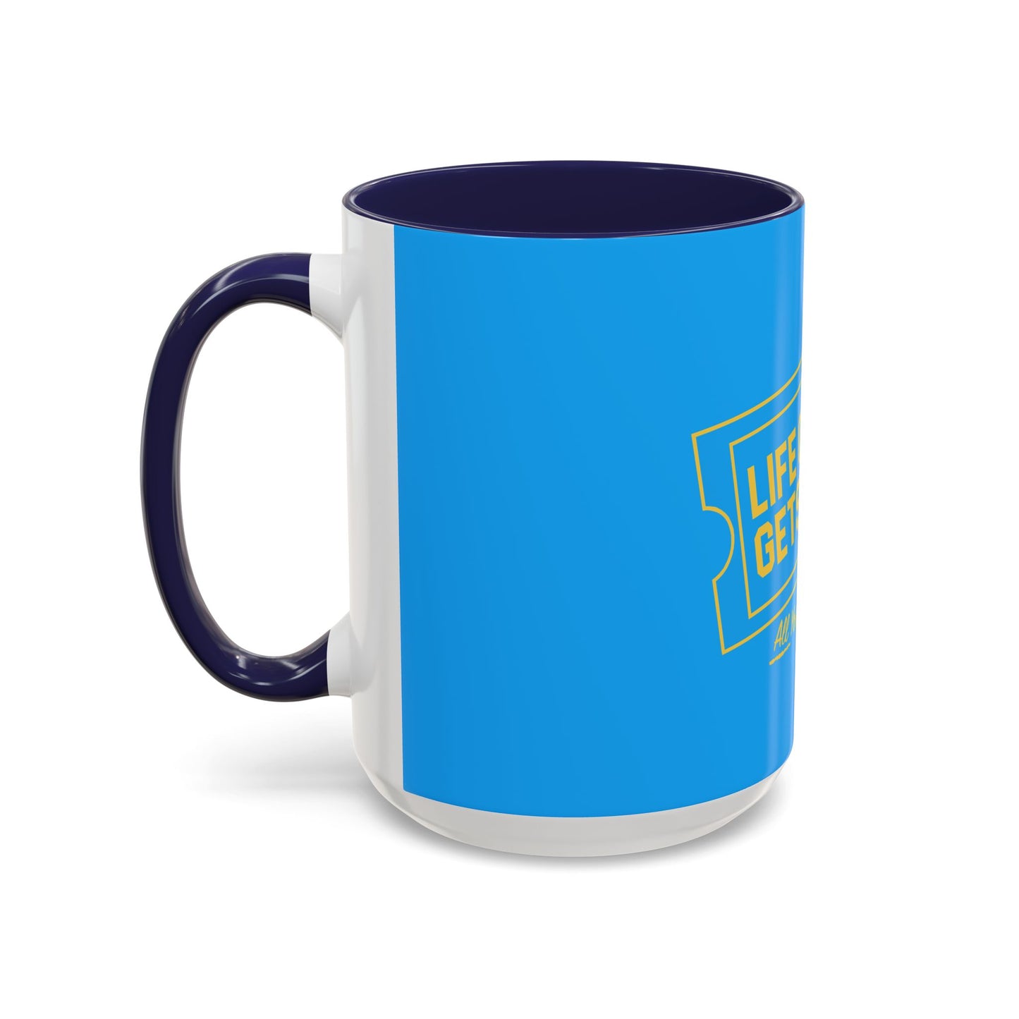 Coffee Mug - "Life Only Gets Worse" Funny Dark Humor Ceramic Accent Mug