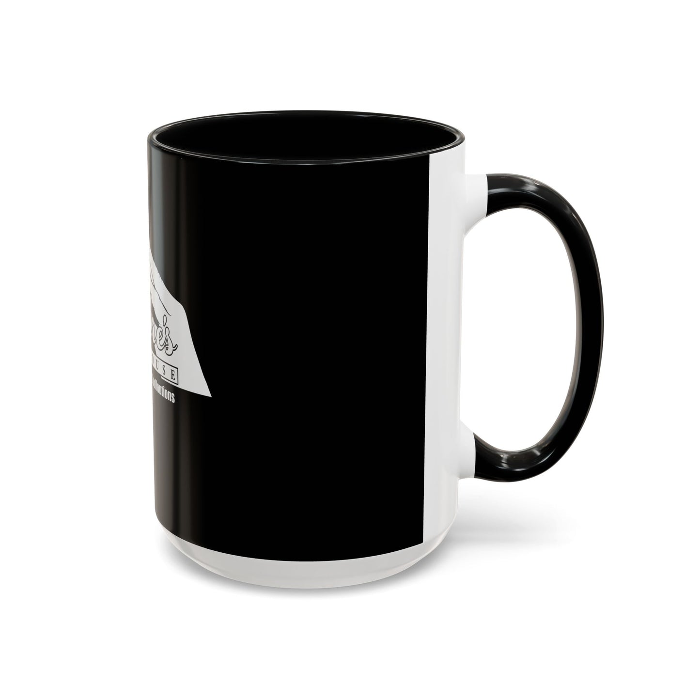 Andres Steakhouse Logo Coffee Mug - Black Accent 11/15oz