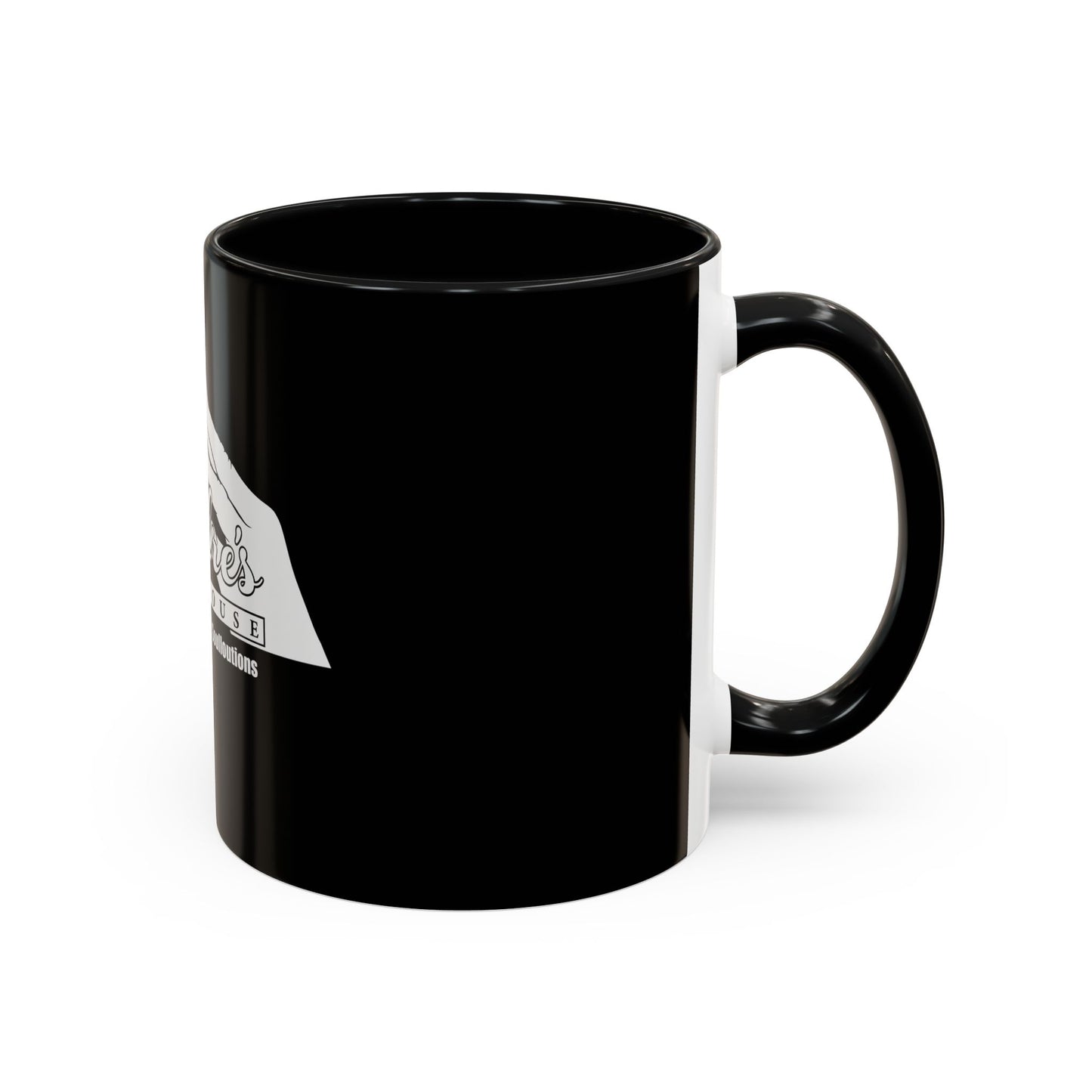 Andres Steakhouse Logo Coffee Mug - Black Accent 11/15oz