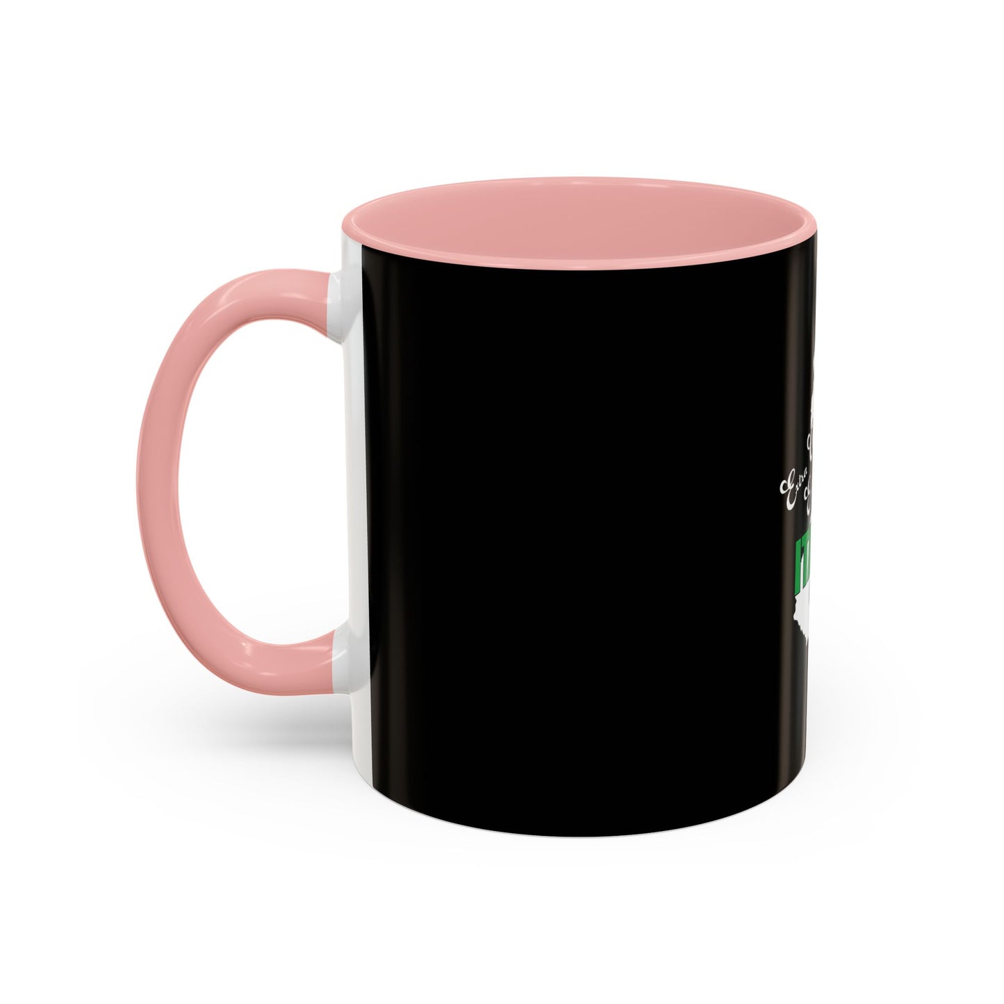 Italian Flag Accent Coffee Mug — 'ITA AN' Minimalist Espresso Gift