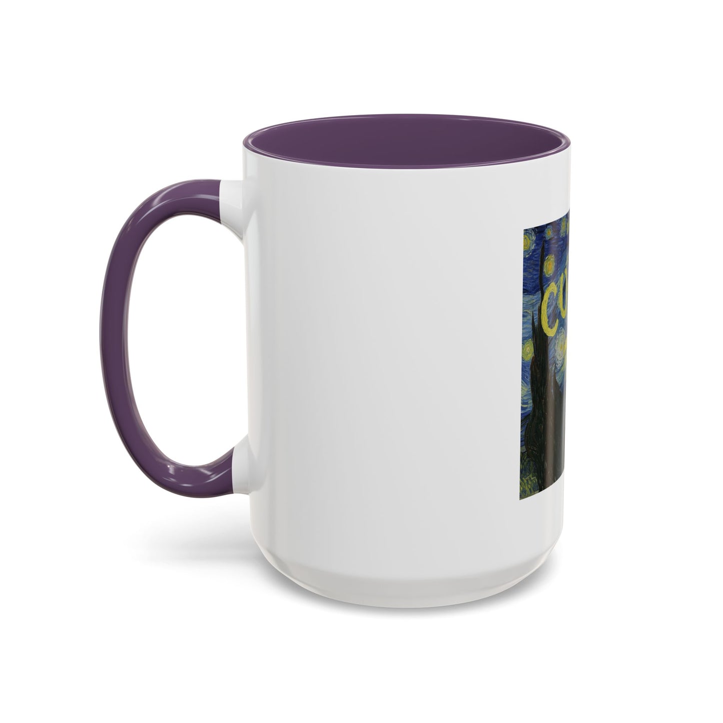 Starry Night "Cum Town" Accent Coffee Mug — Funny Podcast Fan Gift