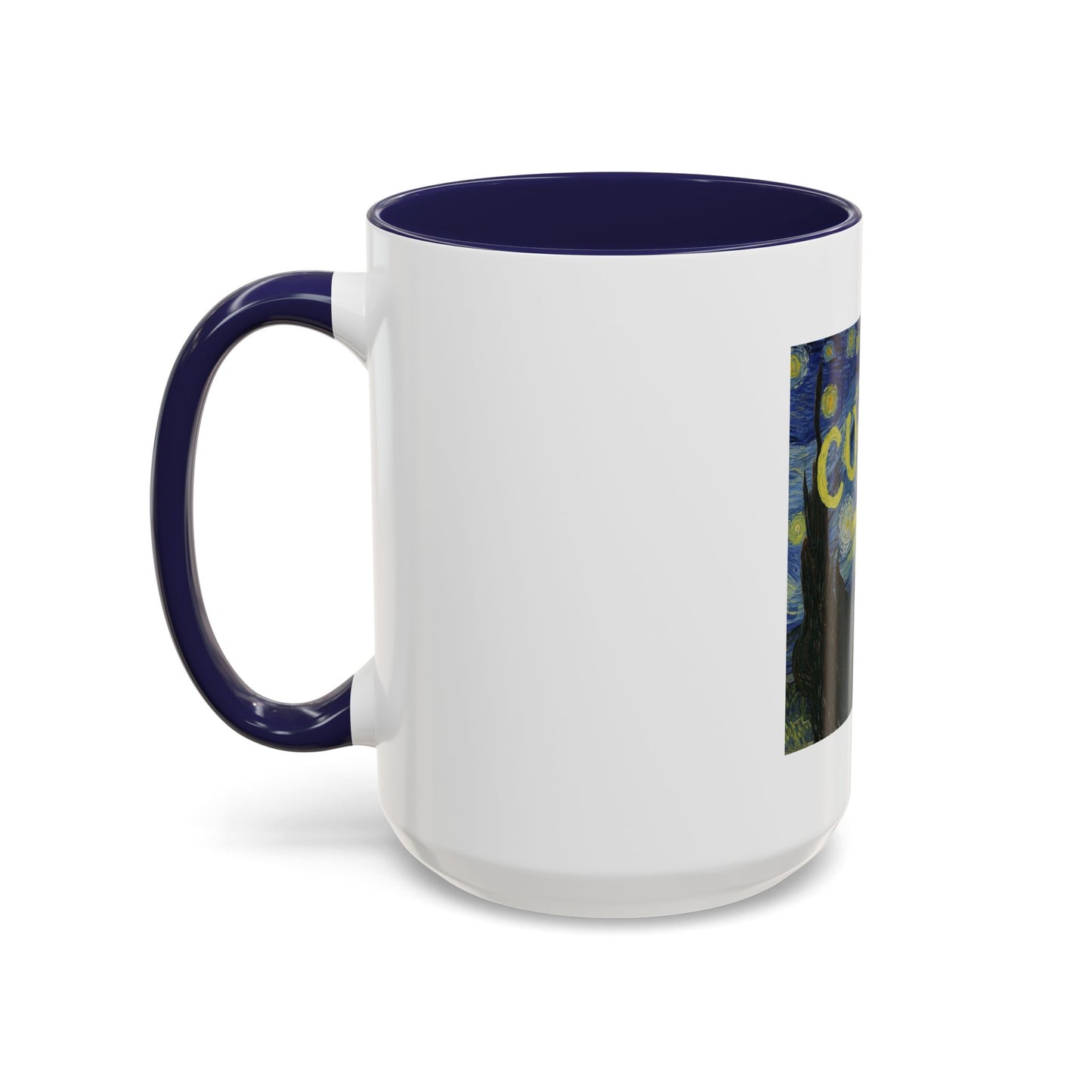 Starry Night "Cum Town" Accent Coffee Mug — Funny Podcast Fan Gift