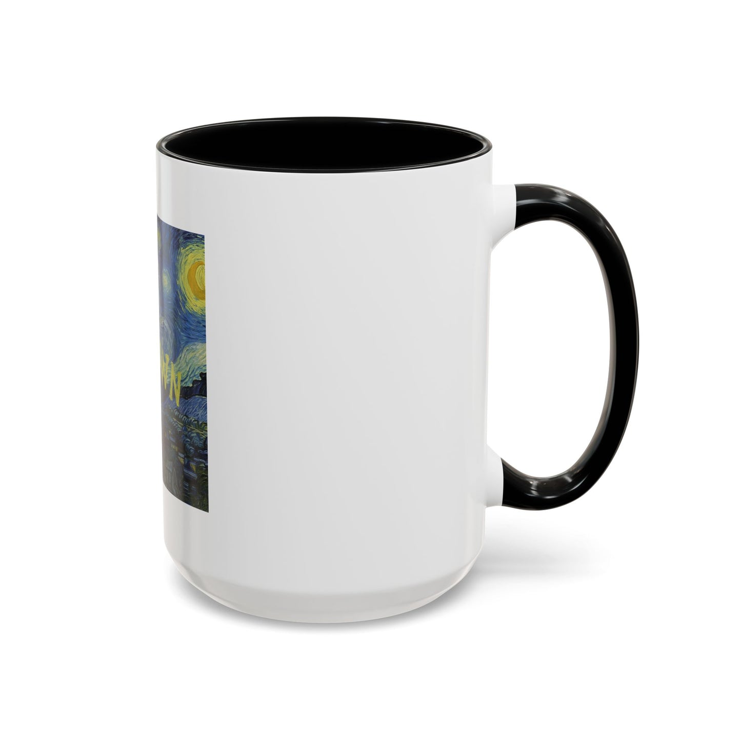 Starry Night "Cum Town" Accent Coffee Mug — Funny Podcast Fan Gift