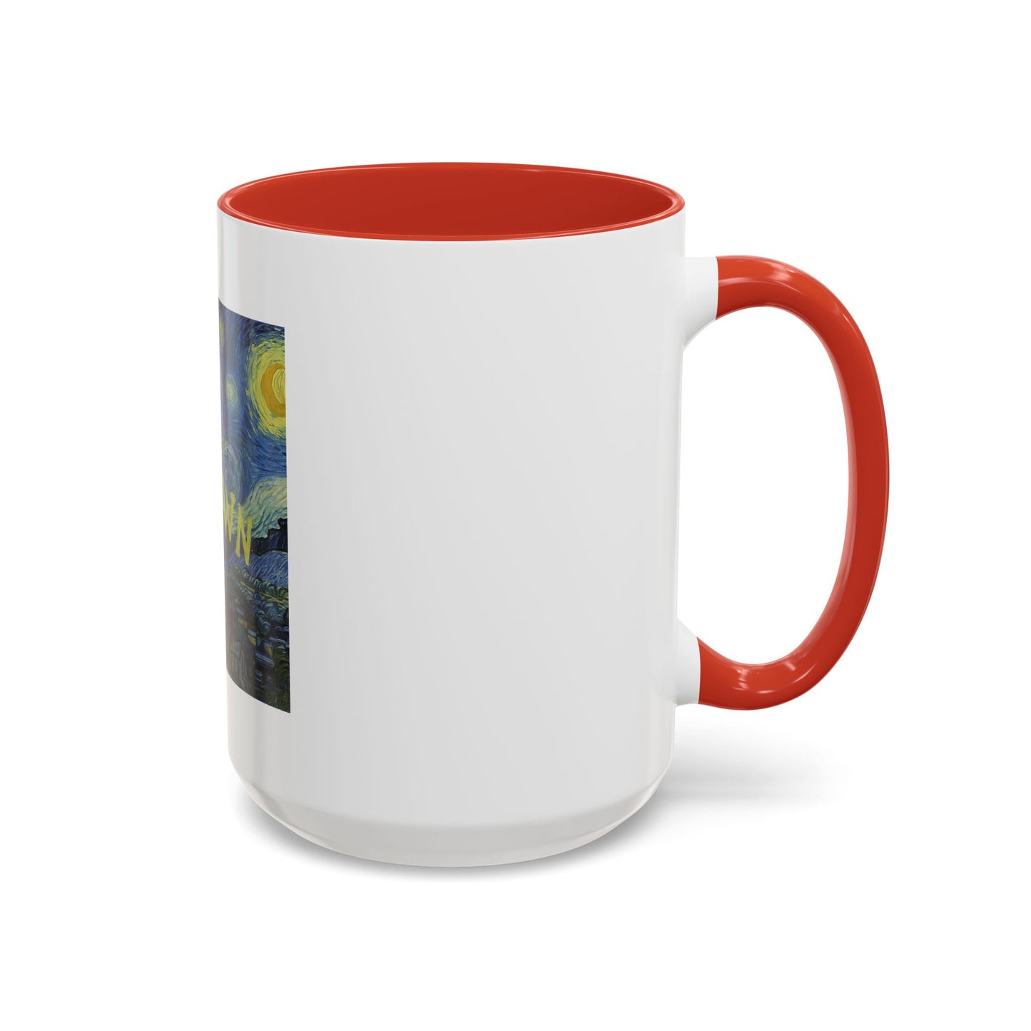 Starry Night "Cum Town" Accent Coffee Mug — Funny Podcast Fan Gift