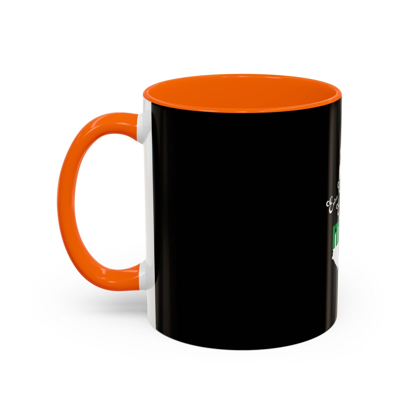 Italian Flag Accent Coffee Mug — 'ITA AN' Minimalist Espresso Gift