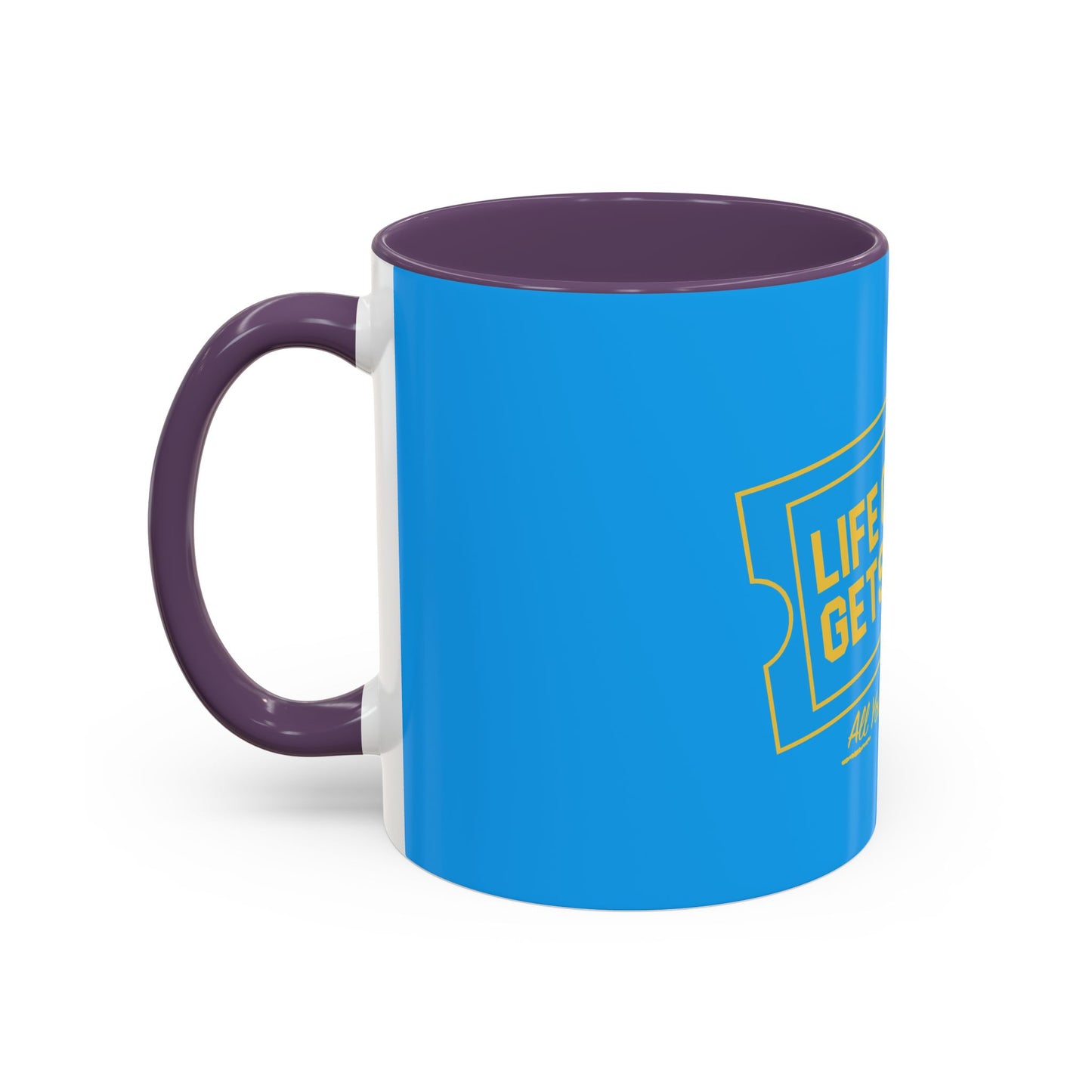 Coffee Mug - "Life Only Gets Worse" Funny Dark Humor Ceramic Accent Mug