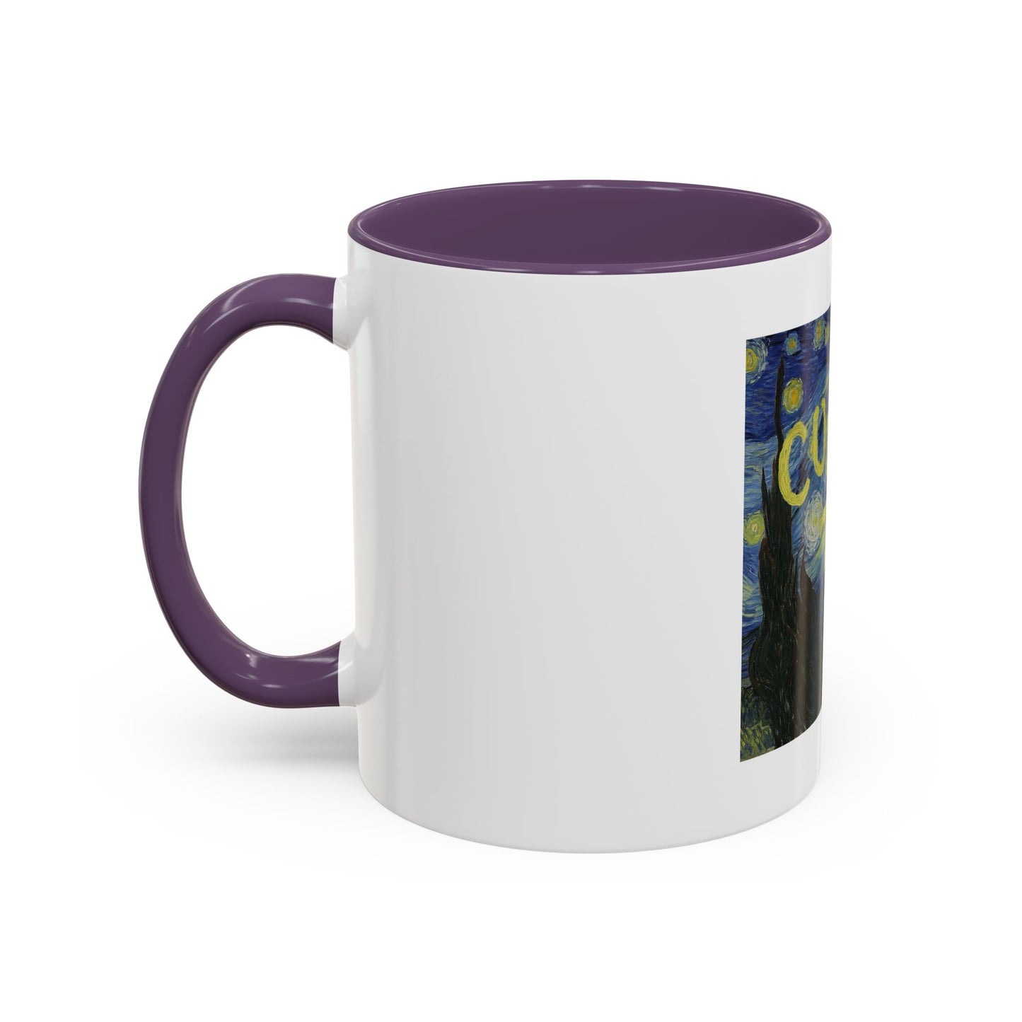 Starry Night "Cum Town" Accent Coffee Mug — Funny Podcast Fan Gift