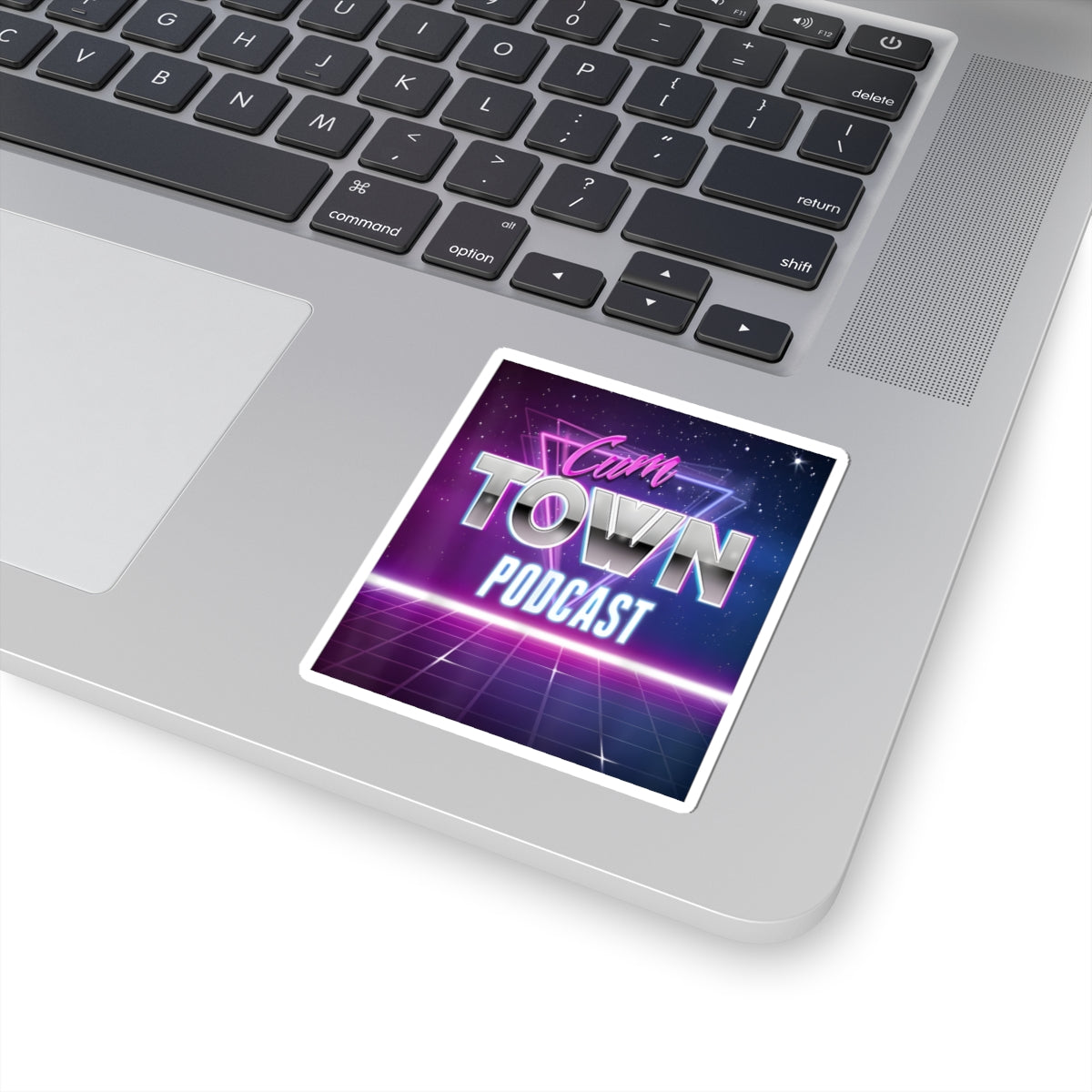 Retro Cum Town Sticker