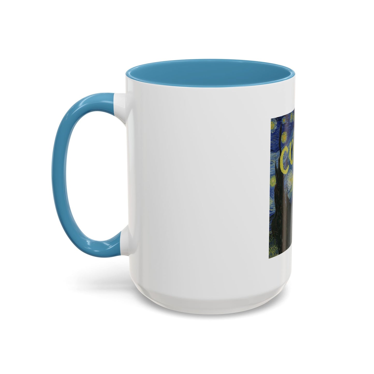 Starry Night "Cum Town" Accent Coffee Mug — Funny Podcast Fan Gift