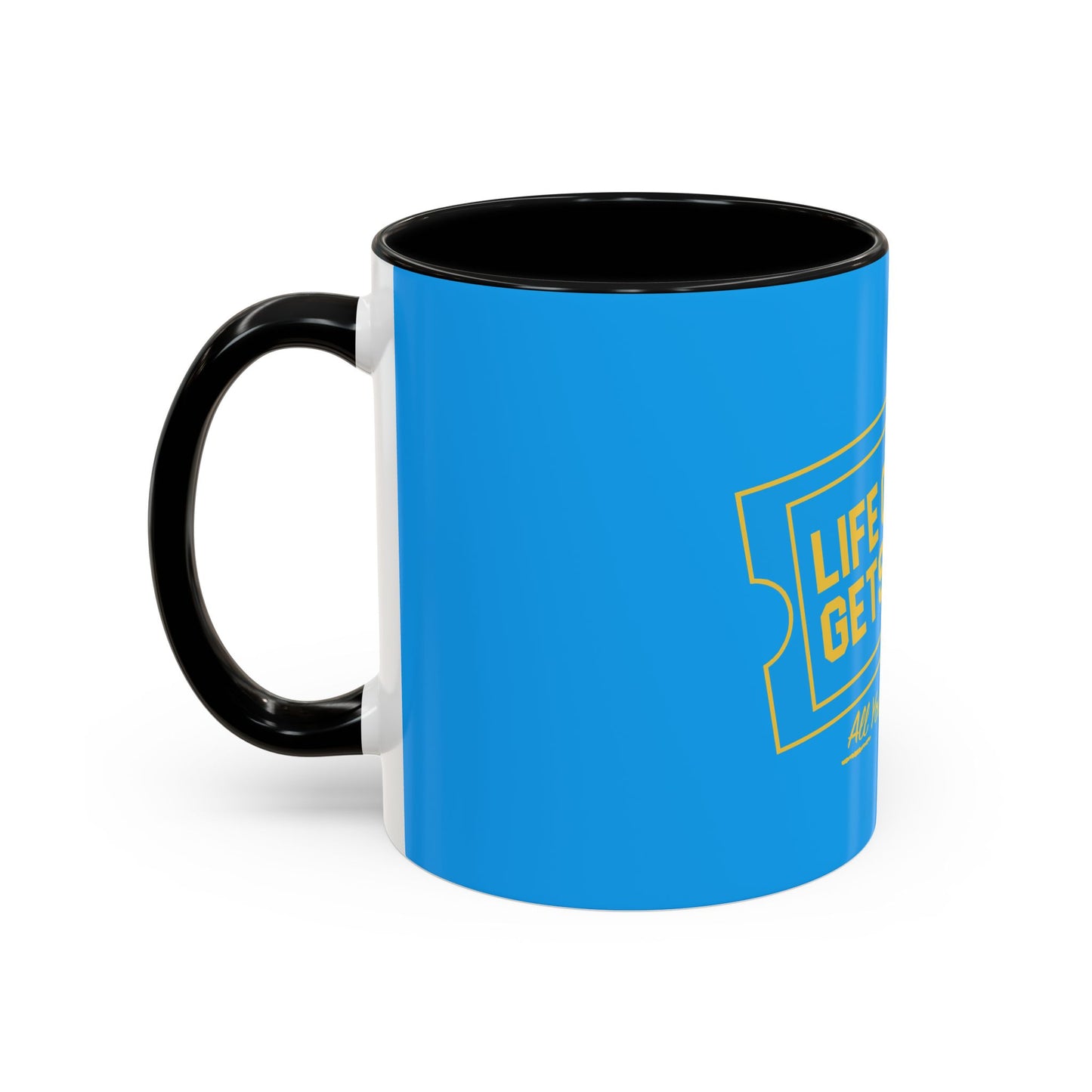 Coffee Mug - "Life Only Gets Worse" Funny Dark Humor Ceramic Accent Mug