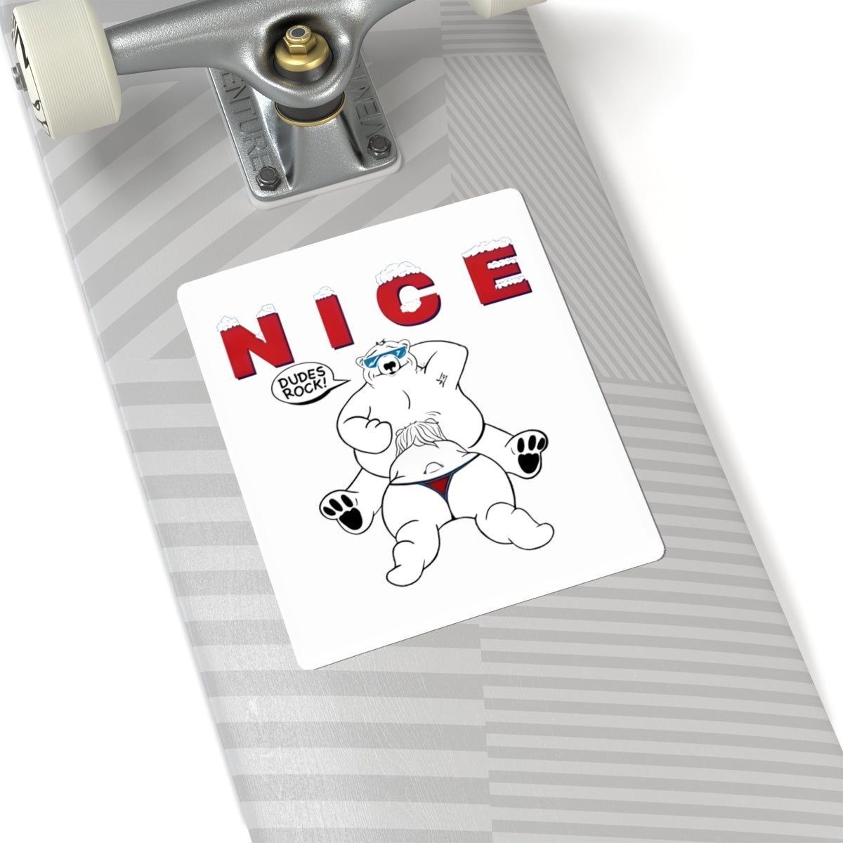 Nice - Dudes Rock Sticker