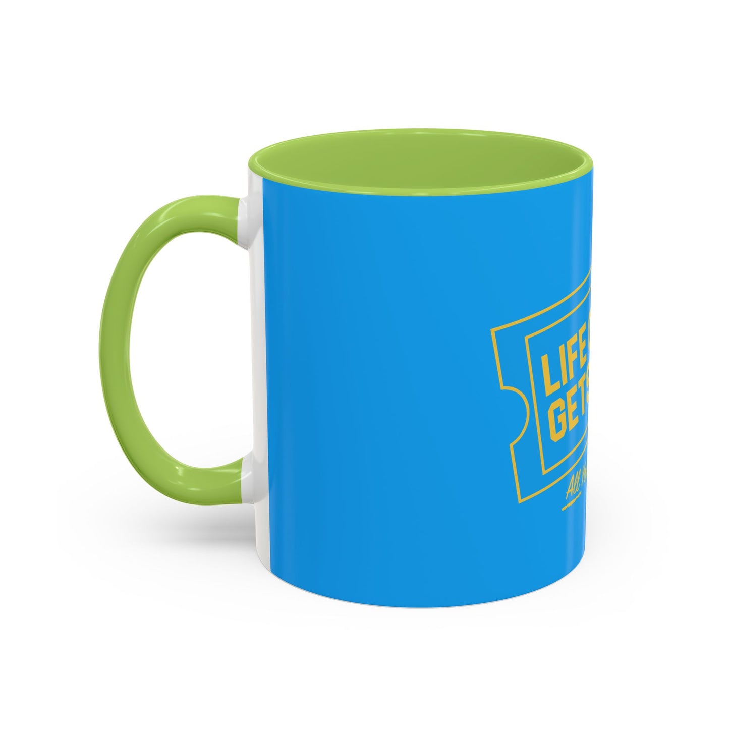 Coffee Mug - "Life Only Gets Worse" Funny Dark Humor Ceramic Accent Mug