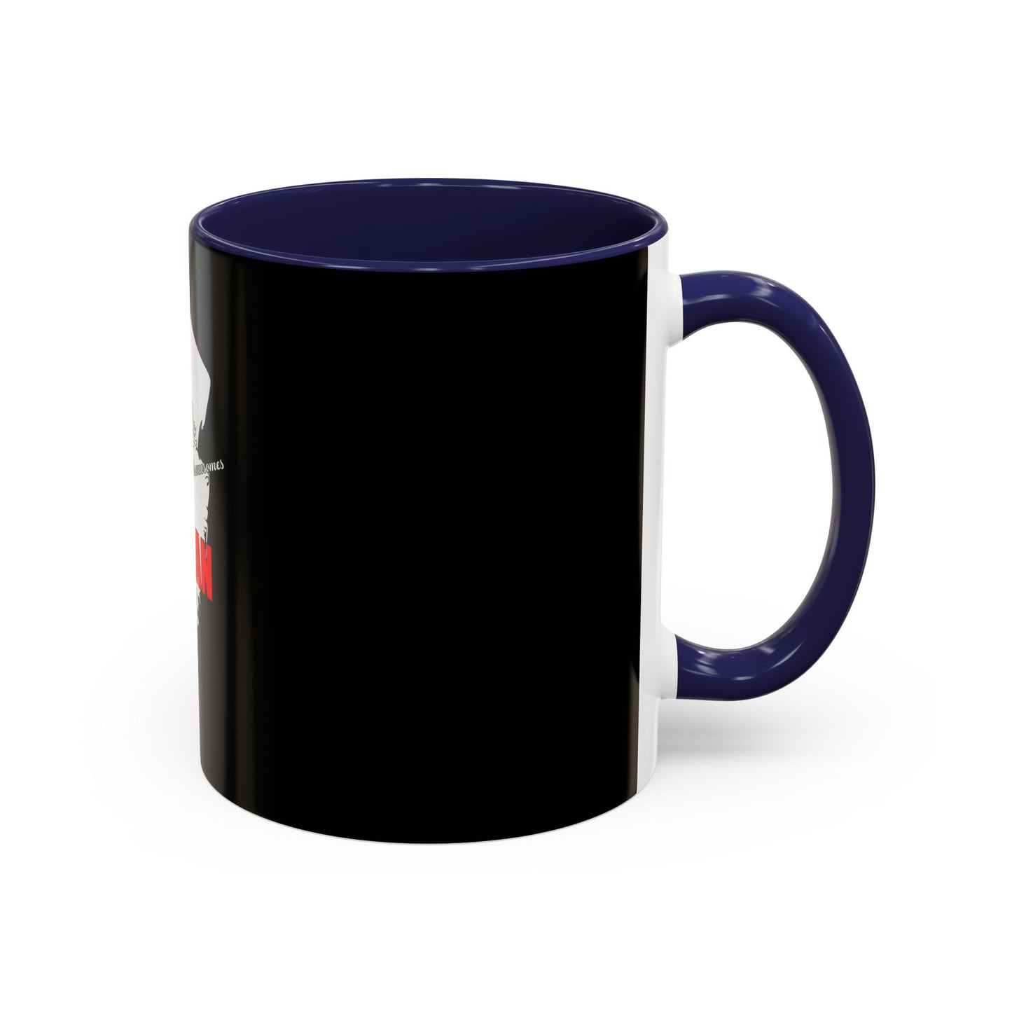 Italian Flag Accent Coffee Mug — 'ITA AN' Minimalist Espresso Gift