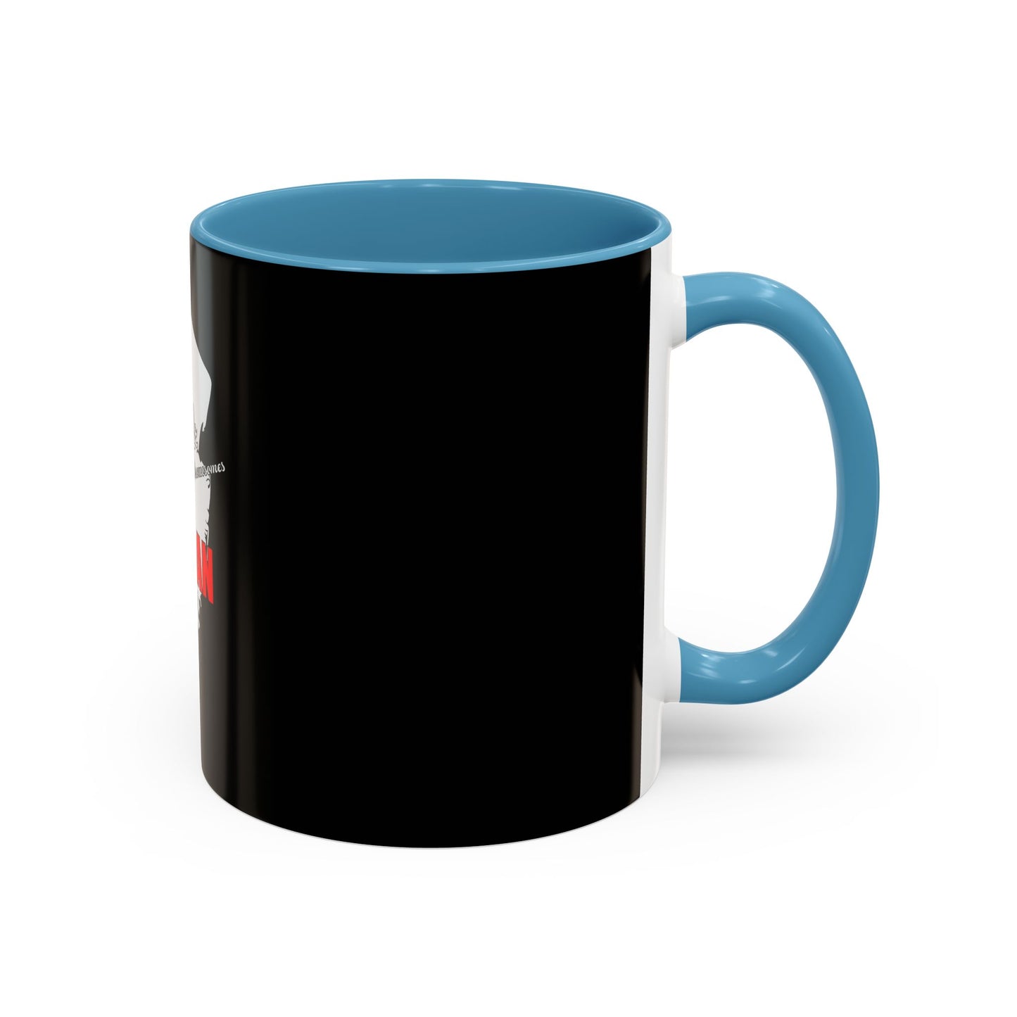 Italian Flag Accent Coffee Mug — 'ITA AN' Minimalist Espresso Gift