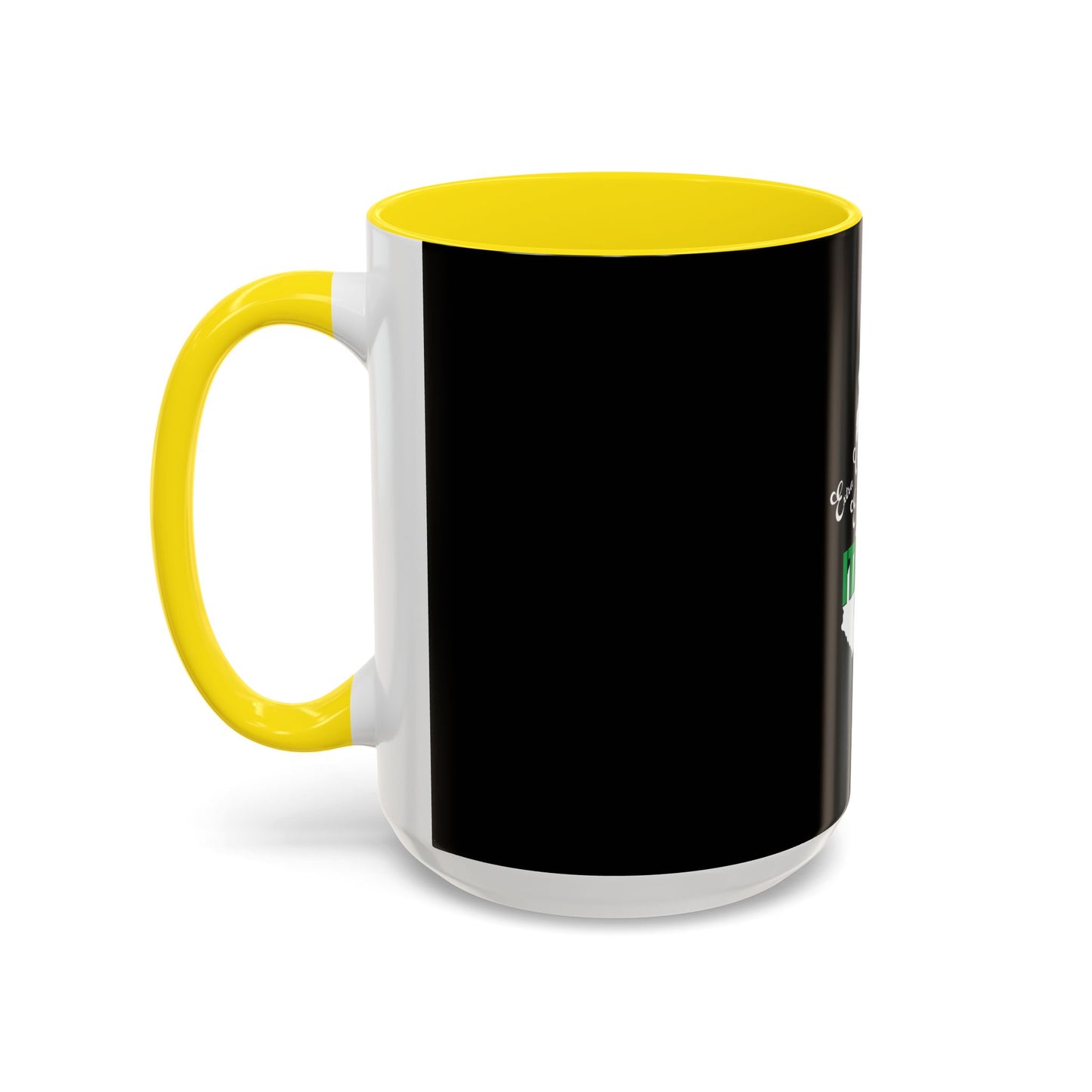 Italian Flag Accent Coffee Mug — 'ITA AN' Minimalist Espresso Gift