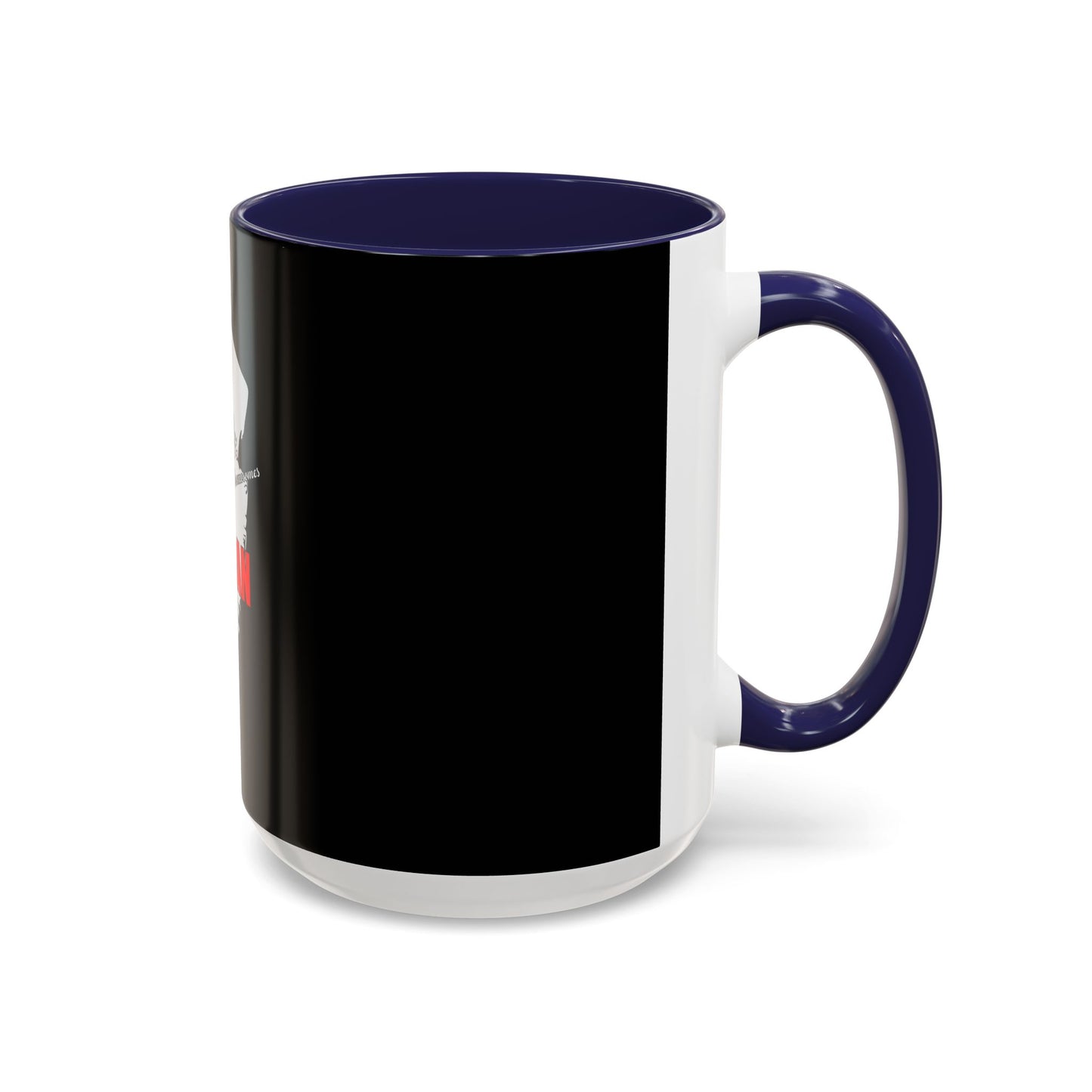 Italian Flag Accent Coffee Mug — 'ITA AN' Minimalist Espresso Gift