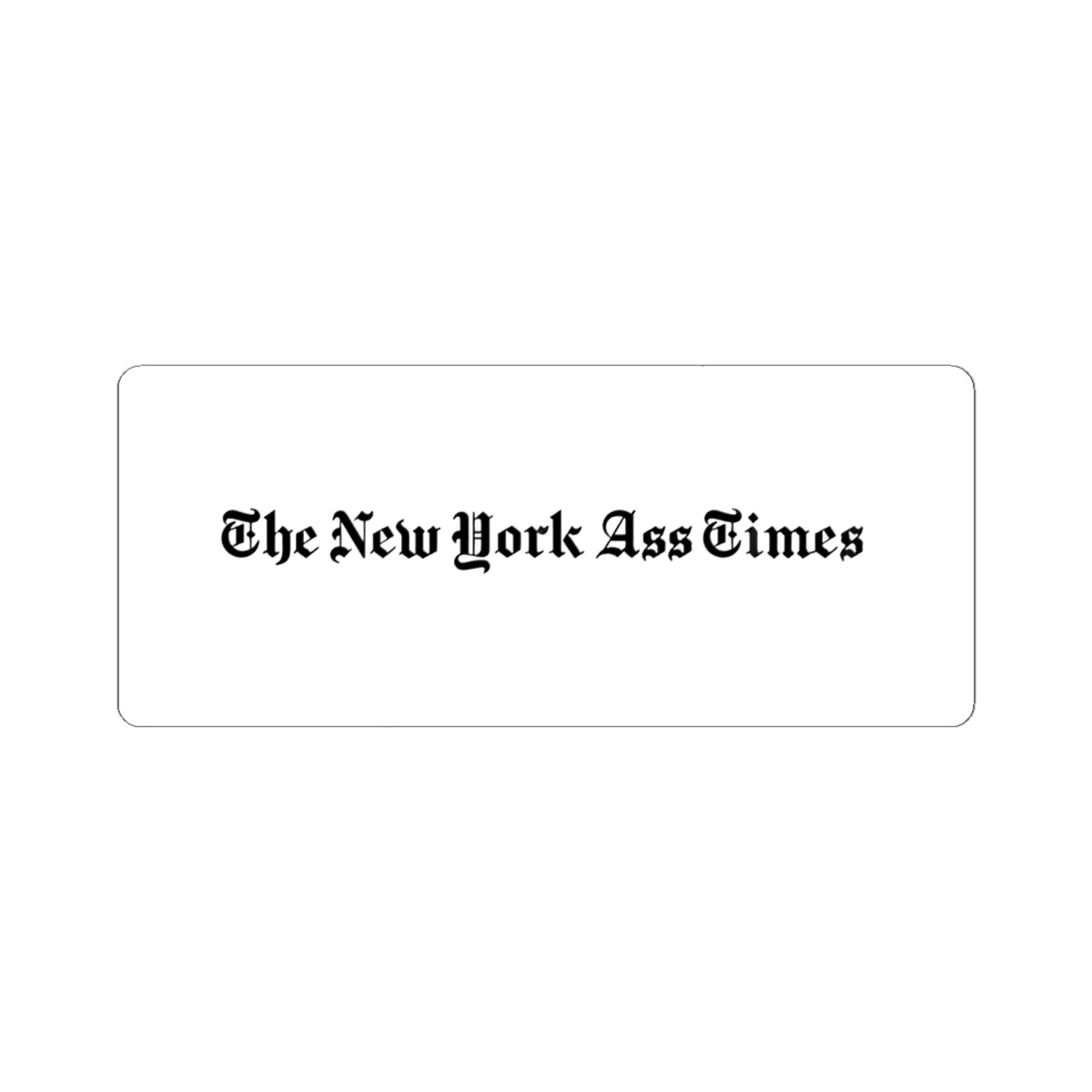 The New York A*s Times Sticker
