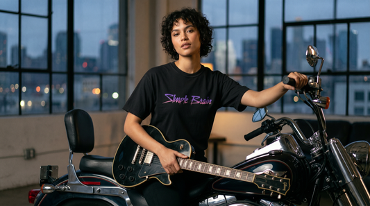 Slurple Brain T-Shirt — Retro Script Graphic Tee