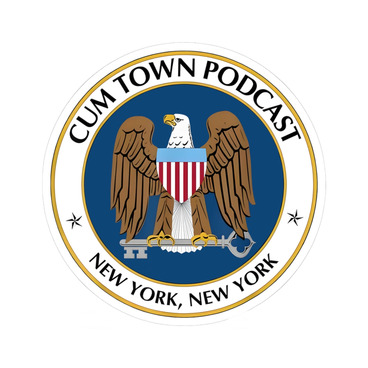 NSG*y Cum Town Sticker