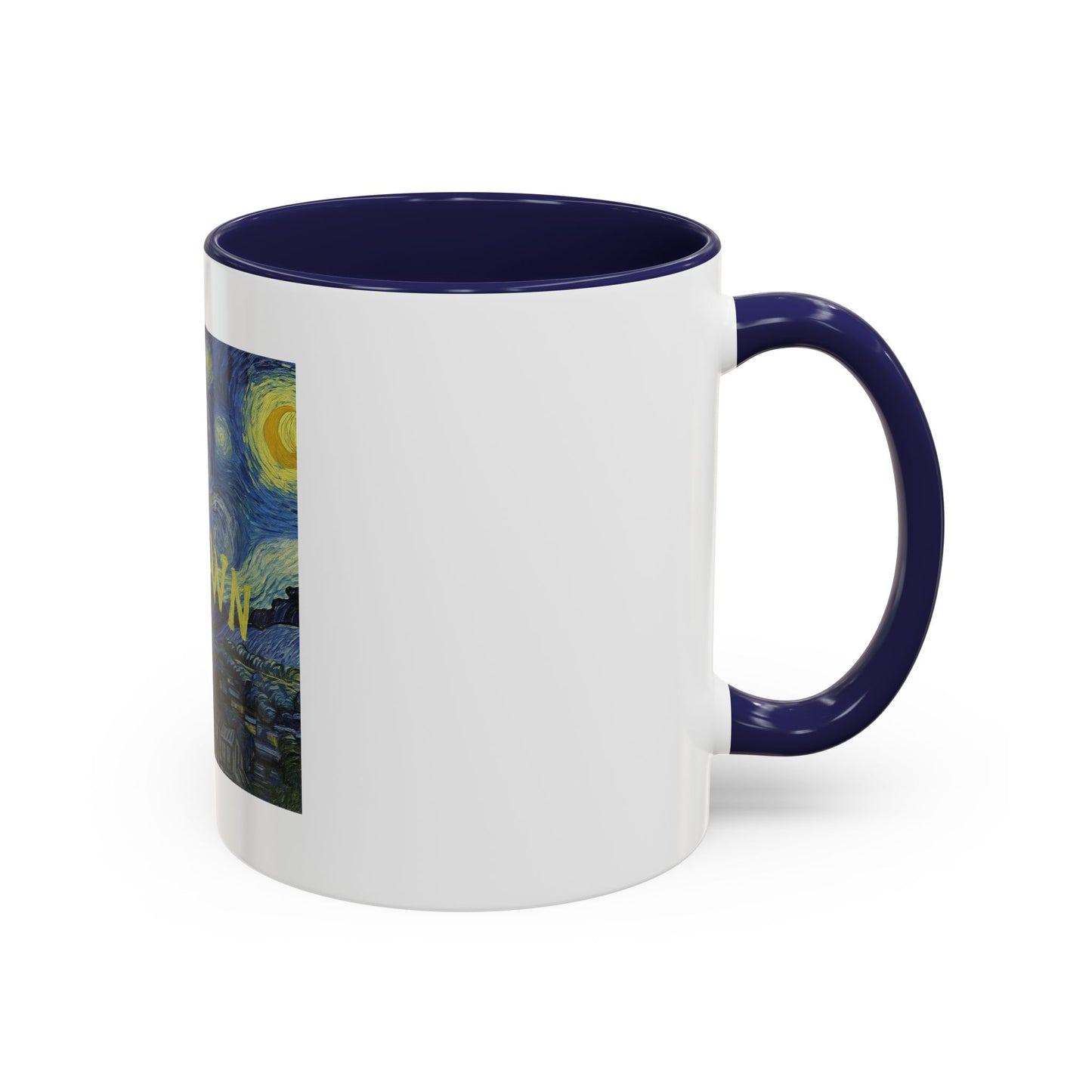 Starry Night "Cum Town" Accent Coffee Mug — Funny Podcast Fan Gift