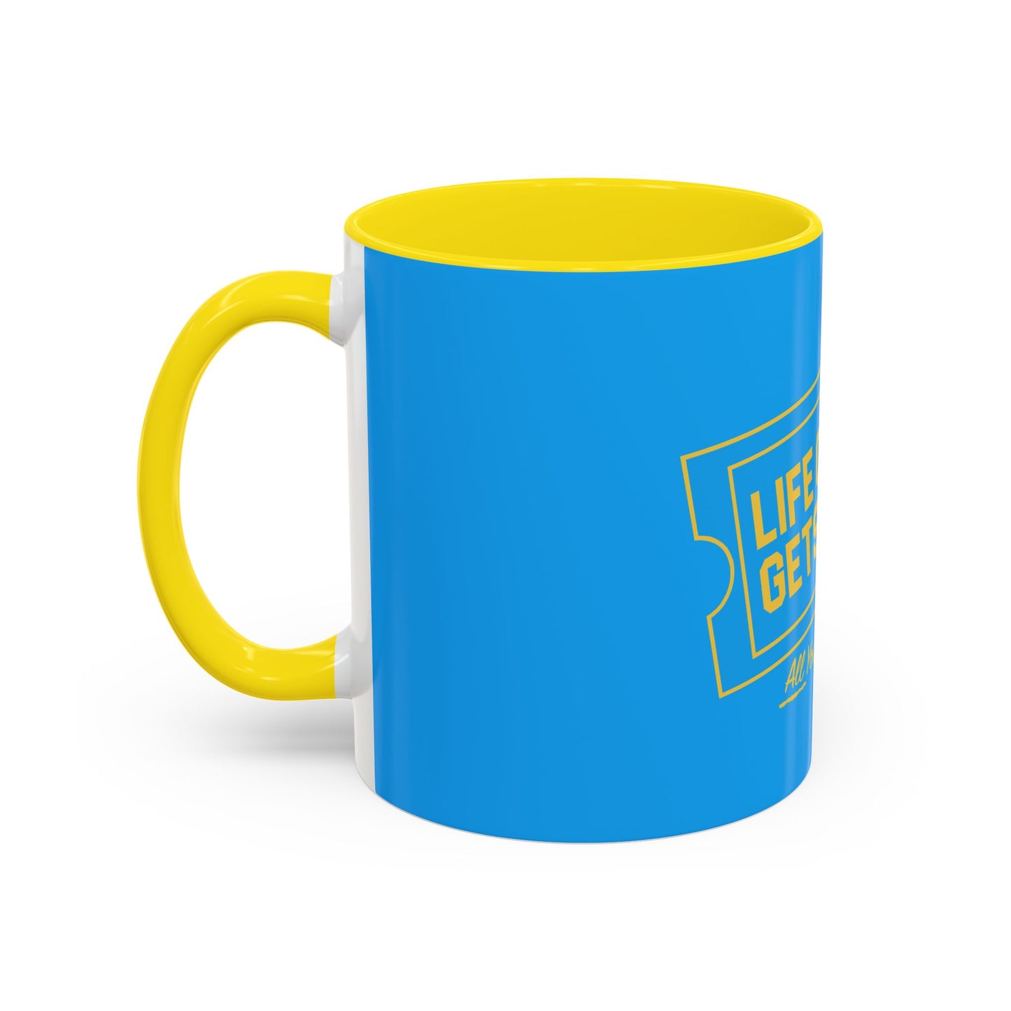 Coffee Mug - "Life Only Gets Worse" Funny Dark Humor Ceramic Accent Mug
