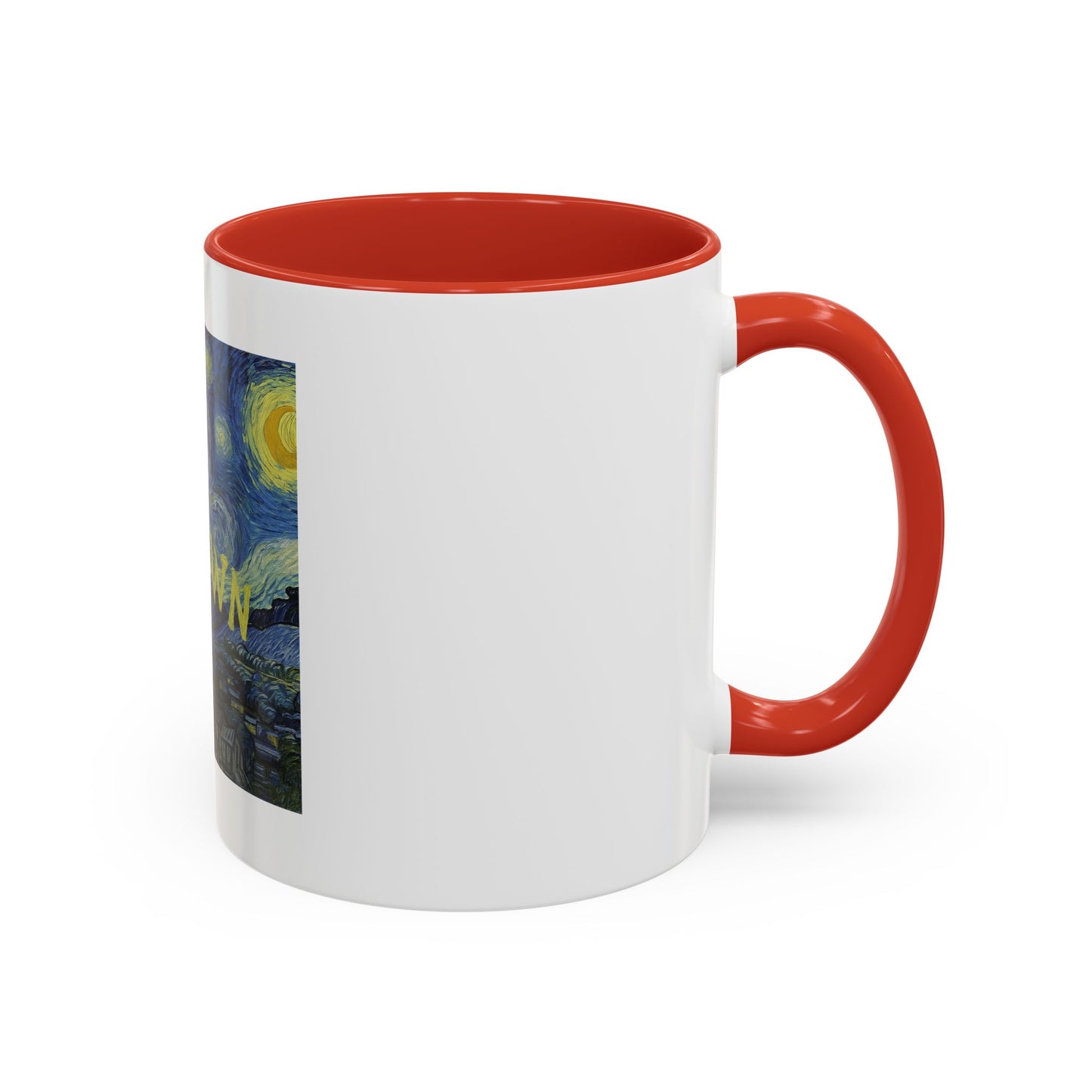 Starry Night "Cum Town" Accent Coffee Mug — Funny Podcast Fan Gift