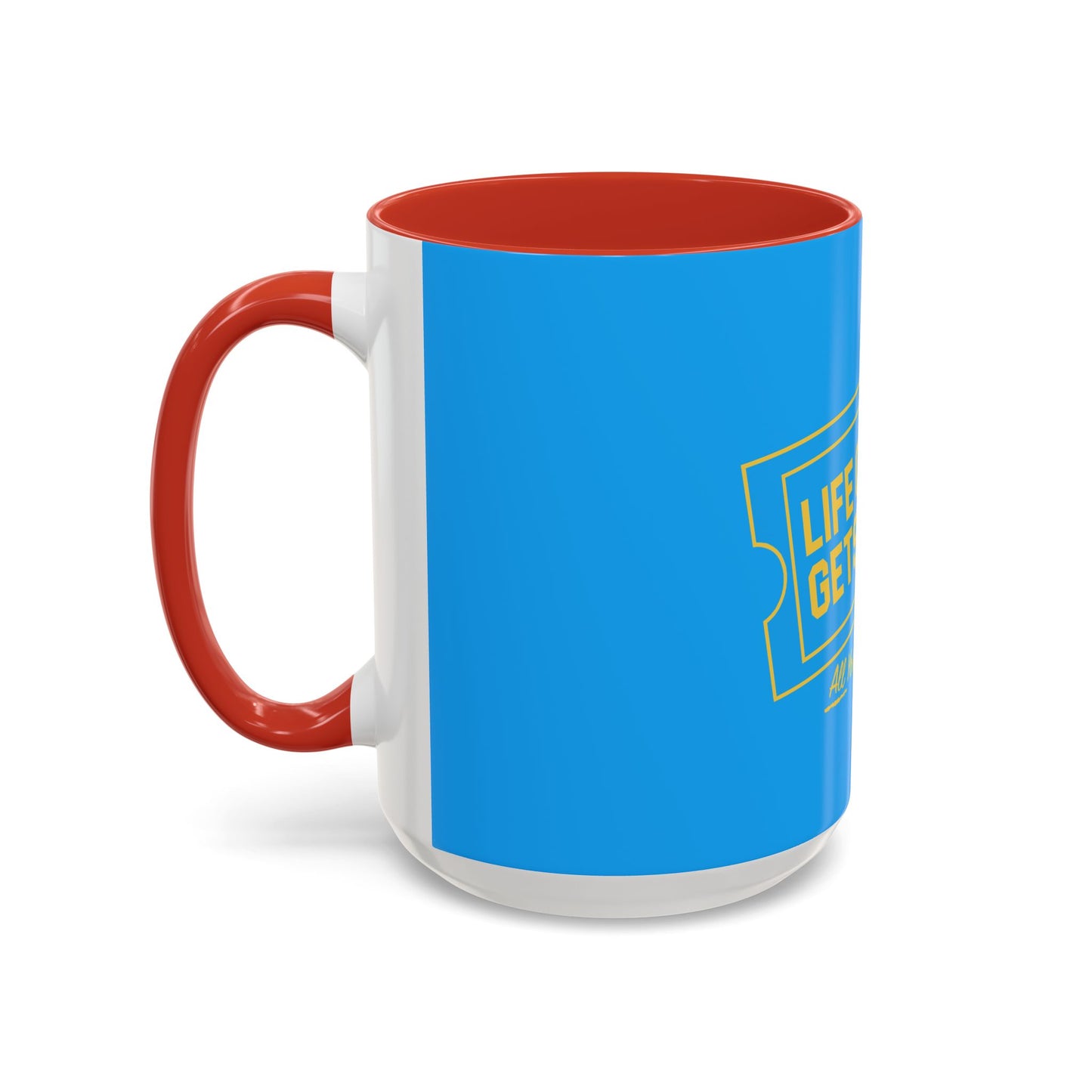 Coffee Mug - "Life Only Gets Worse" Funny Dark Humor Ceramic Accent Mug
