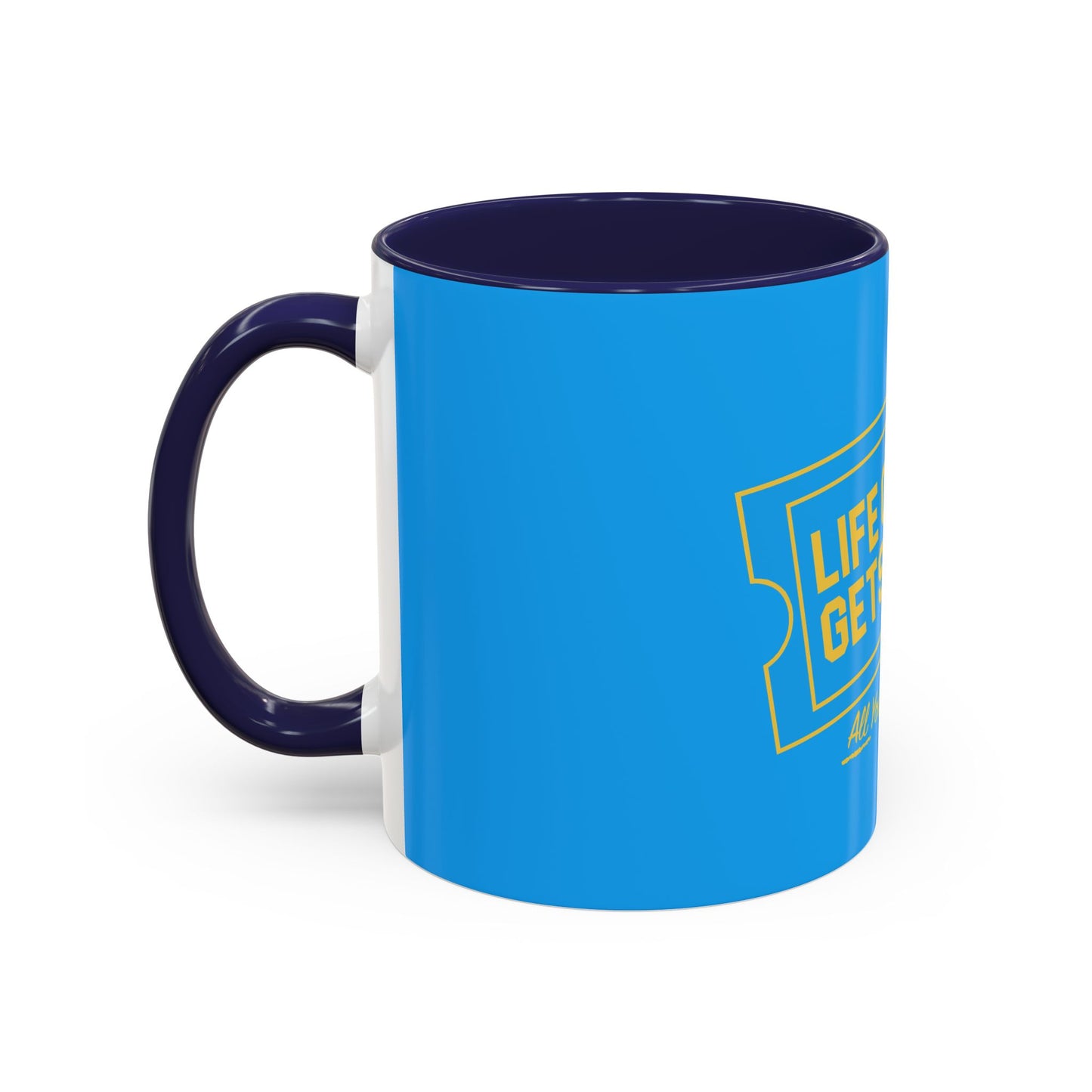 Coffee Mug - "Life Only Gets Worse" Funny Dark Humor Ceramic Accent Mug