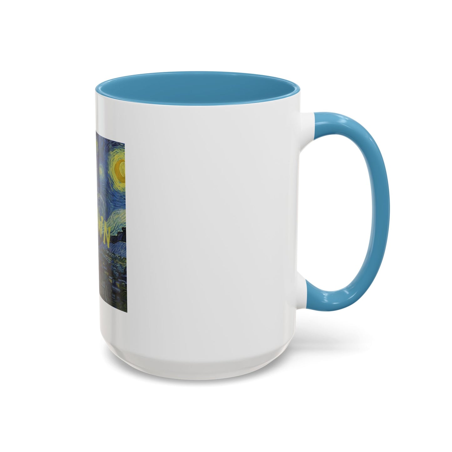Starry Night "Cum Town" Accent Coffee Mug — Funny Podcast Fan Gift