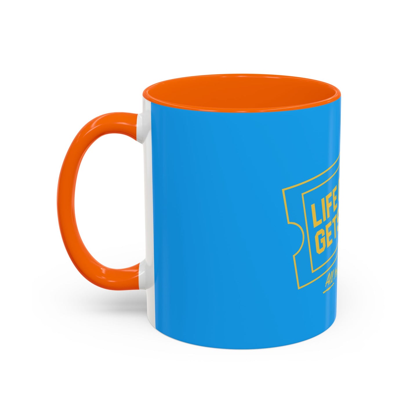 Coffee Mug - "Life Only Gets Worse" Funny Dark Humor Ceramic Accent Mug