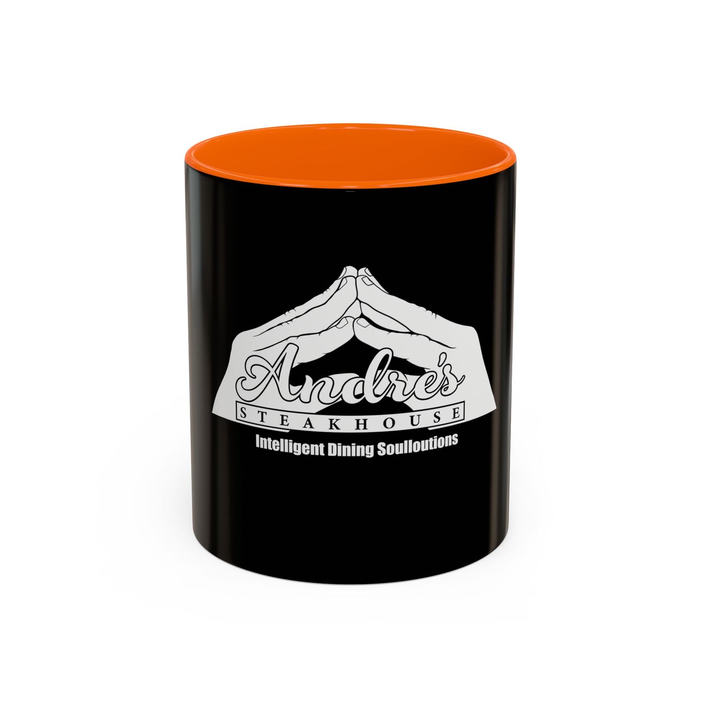 Andres Steakhouse Logo Coffee Mug - Black Accent 11/15oz