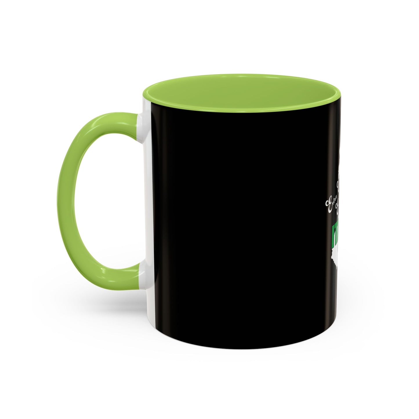 Italian Flag Accent Coffee Mug — 'ITA AN' Minimalist Espresso Gift