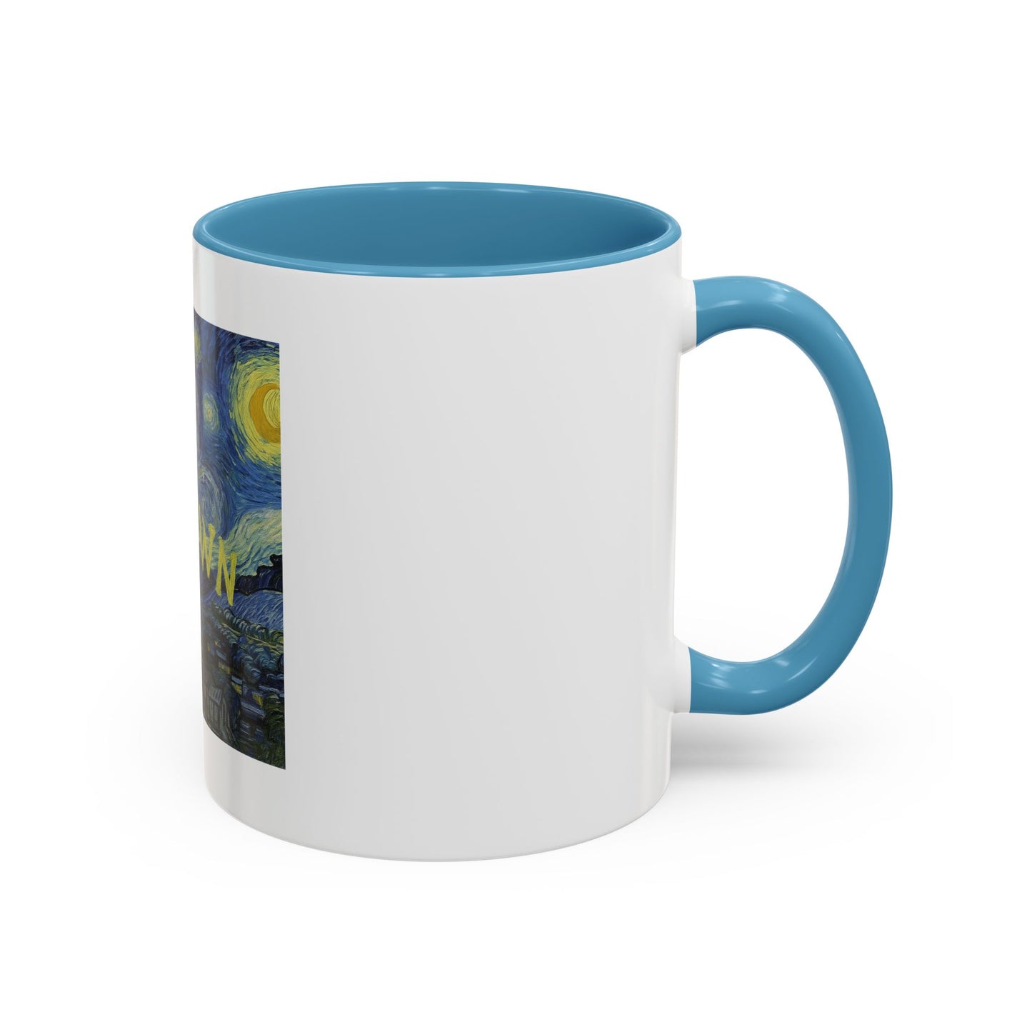 Starry Night "Cum Town" Accent Coffee Mug — Funny Podcast Fan Gift