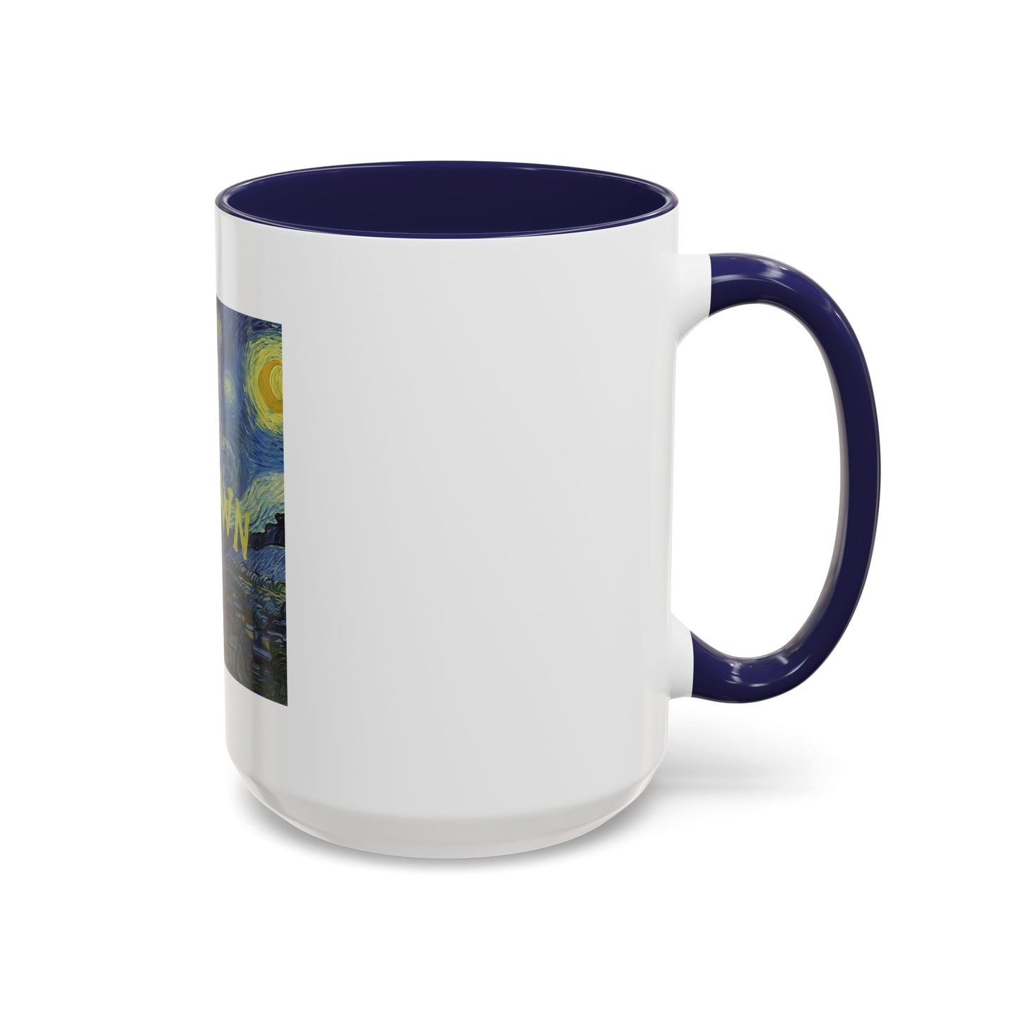 Starry Night "Cum Town" Accent Coffee Mug — Funny Podcast Fan Gift