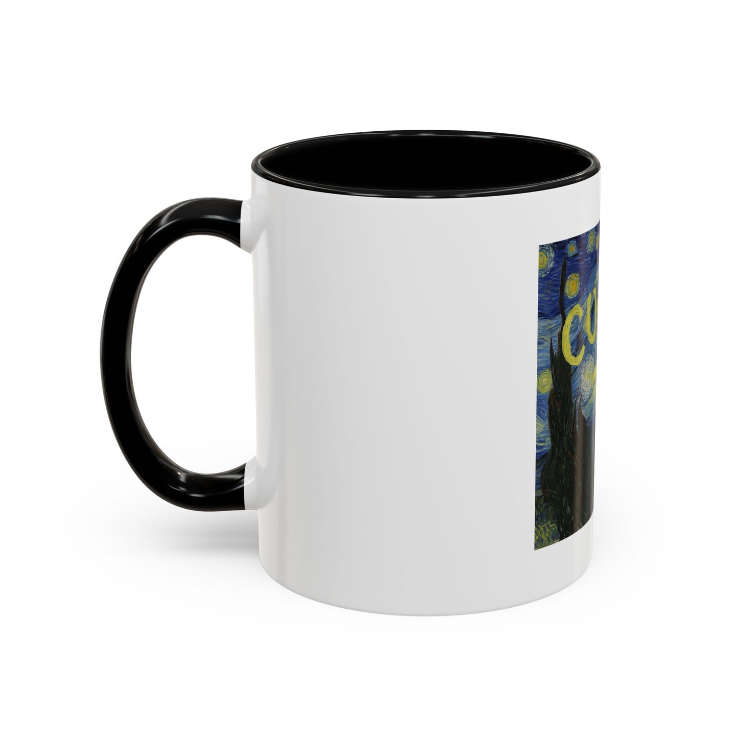 Starry Night "Cum Town" Accent Coffee Mug — Funny Podcast Fan Gift