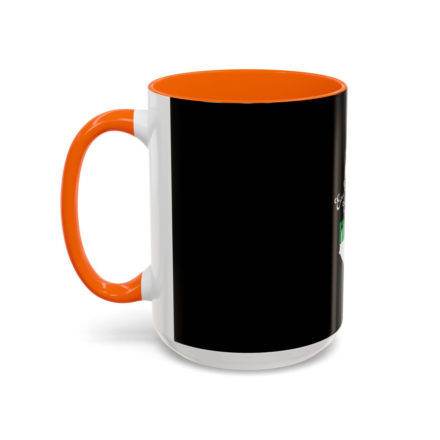 Italian Flag Accent Coffee Mug — 'ITA AN' Minimalist Espresso Gift