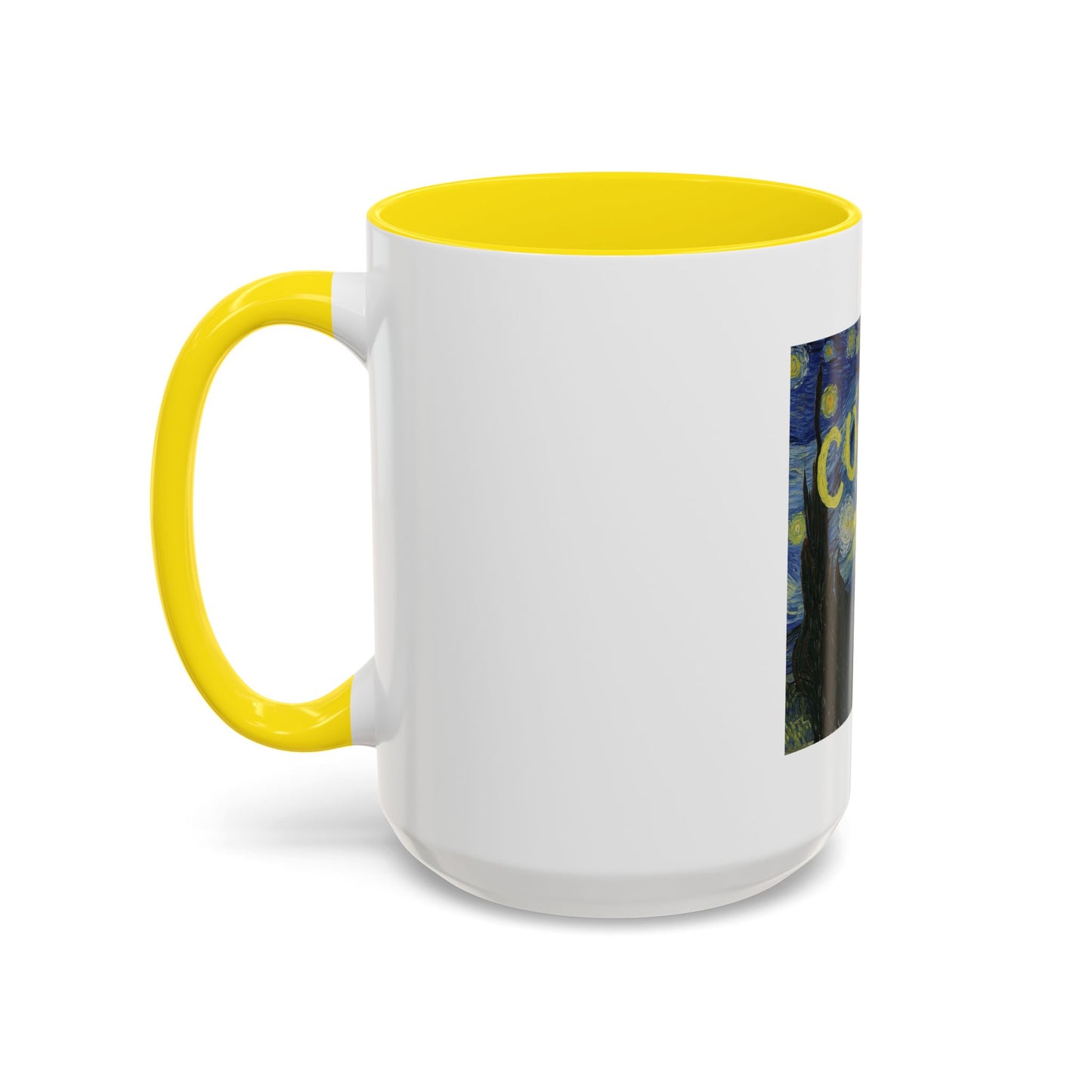 Starry Night "Cum Town" Accent Coffee Mug — Funny Podcast Fan Gift