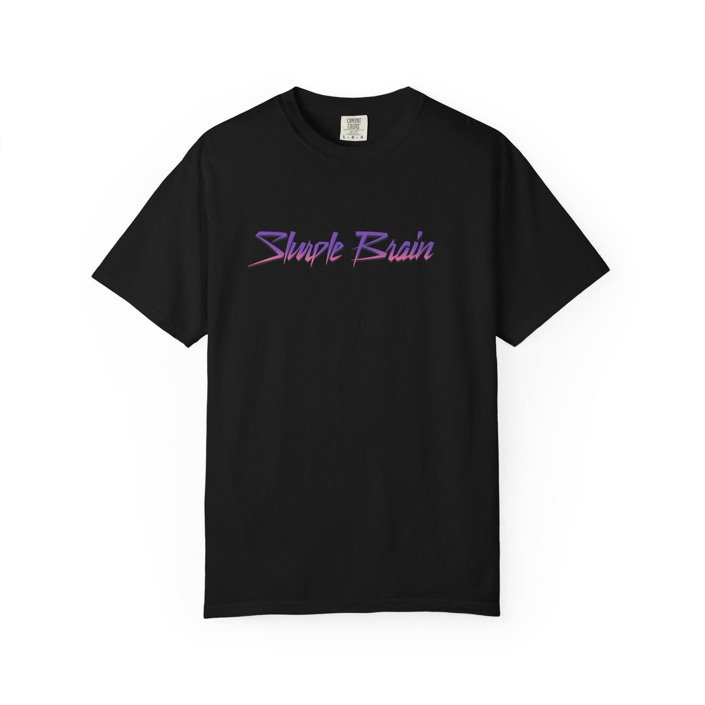 Slurple Brain T-Shirt — Retro Script Graphic Tee