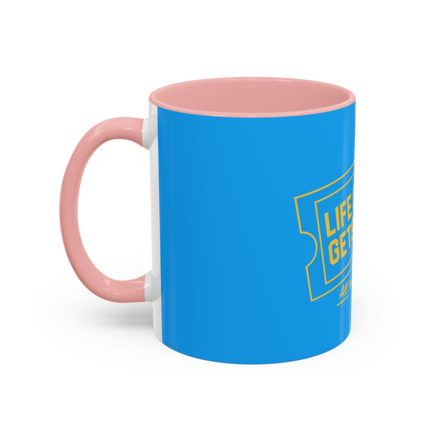 Coffee Mug - "Life Only Gets Worse" Funny Dark Humor Ceramic Accent Mug
