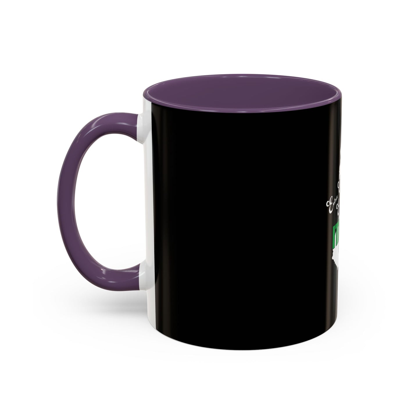 Italian Flag Accent Coffee Mug — 'ITA AN' Minimalist Espresso Gift