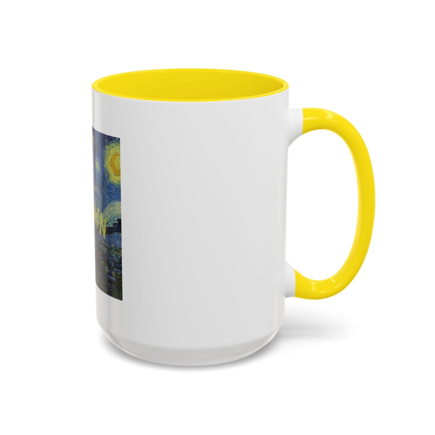 Starry Night "Cum Town" Accent Coffee Mug — Funny Podcast Fan Gift
